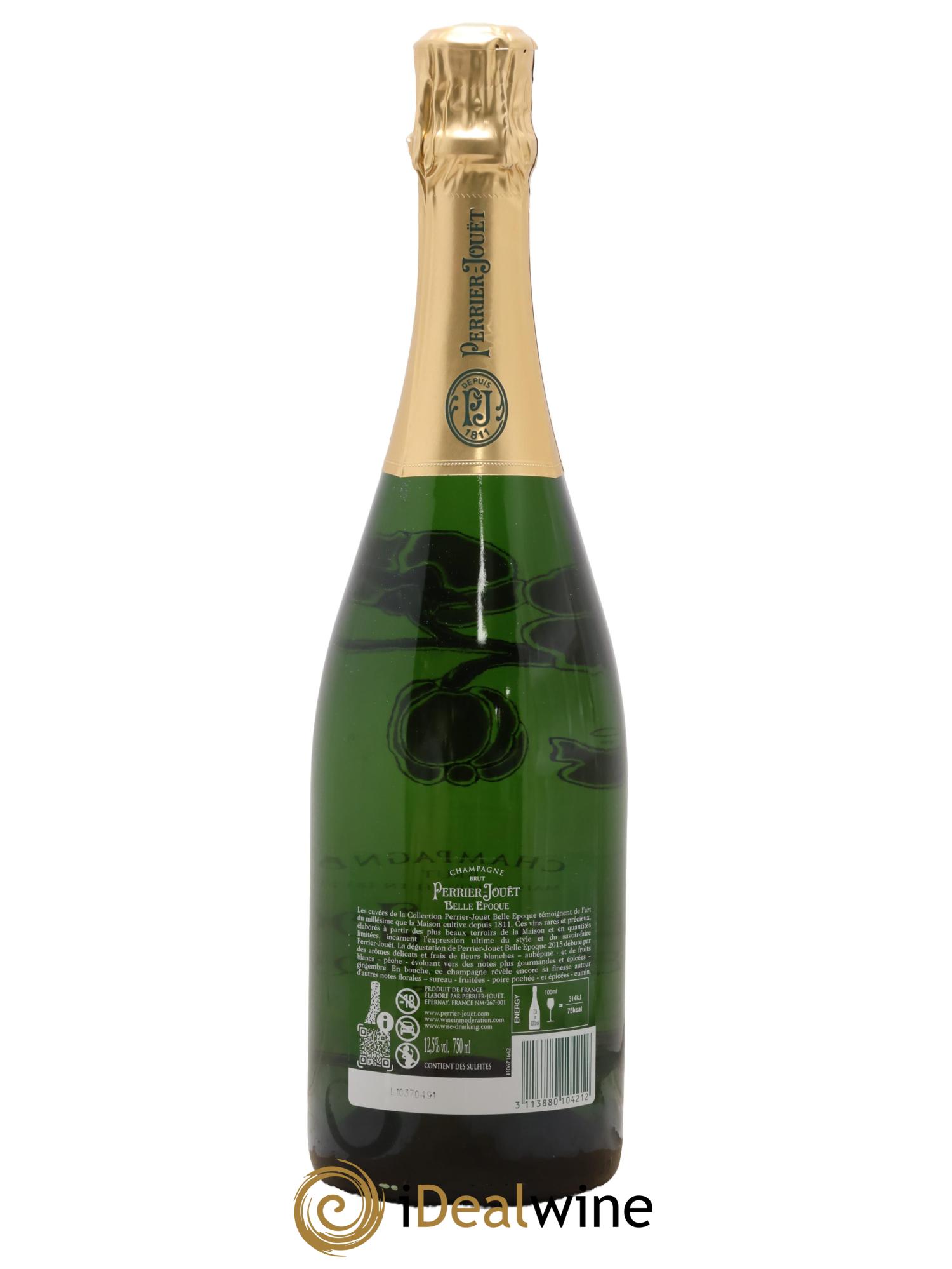 Cuvée Belle Epoque Brut Perrier-Jouët 2015 - Lot of 1 bottle - 1