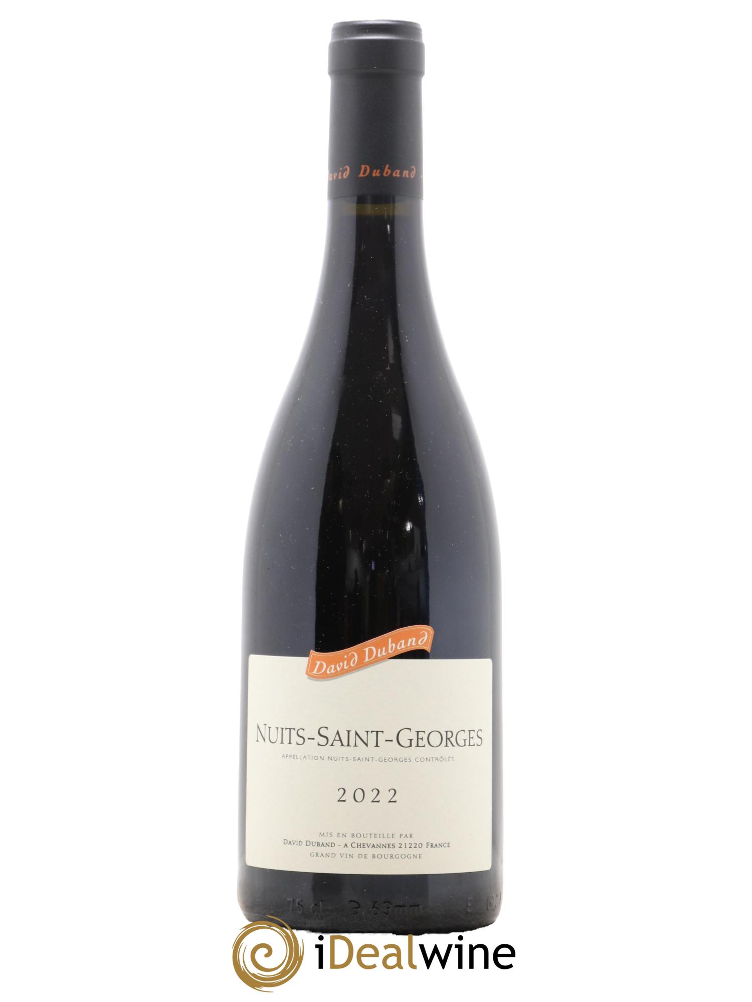 Nuits-Saint-Georges David Duband 2022 - Lot de 1 bouteille - 0