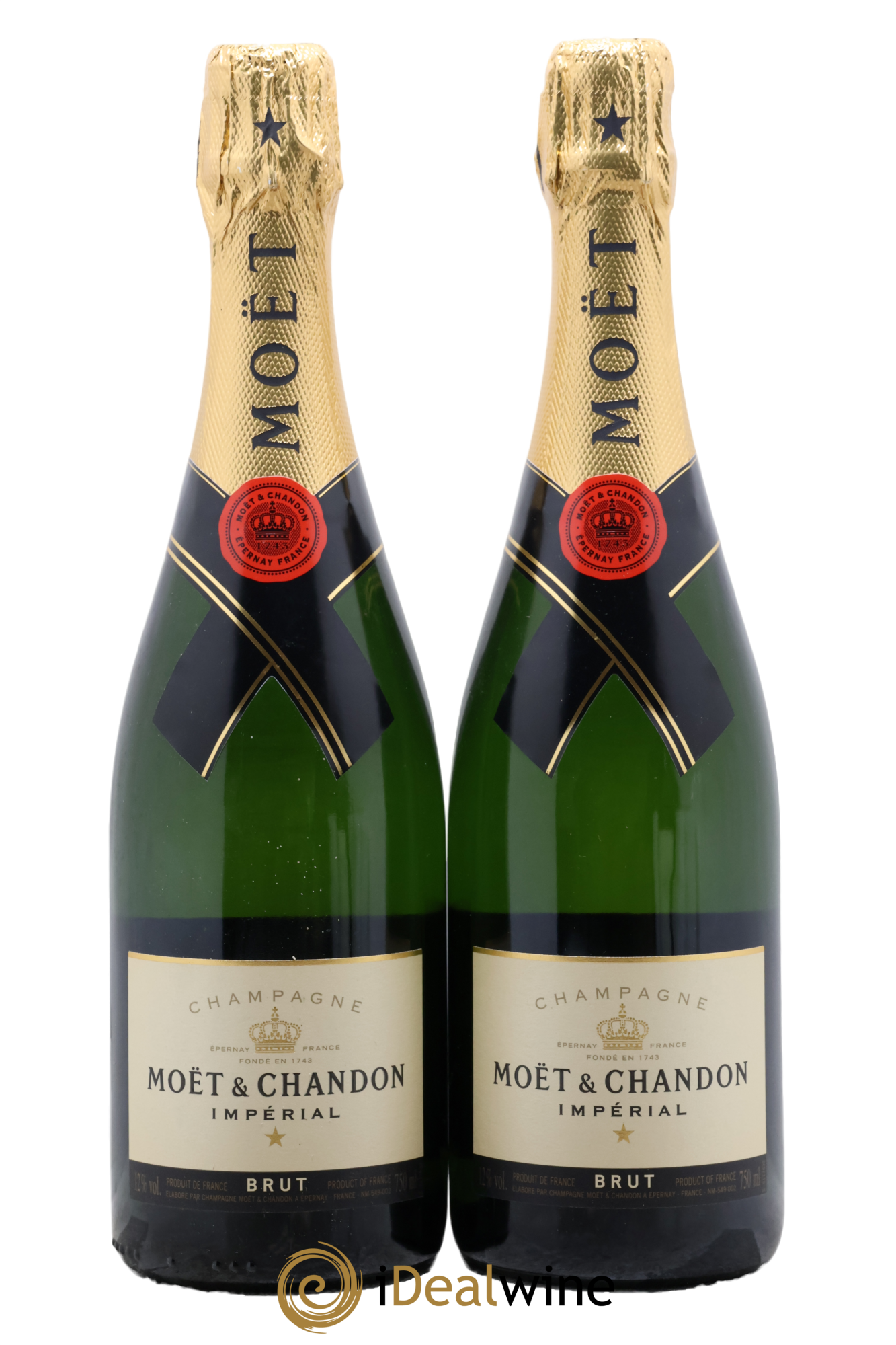Impérial Brut Moët et Chandon - Lot de 2 bouteilles - 0