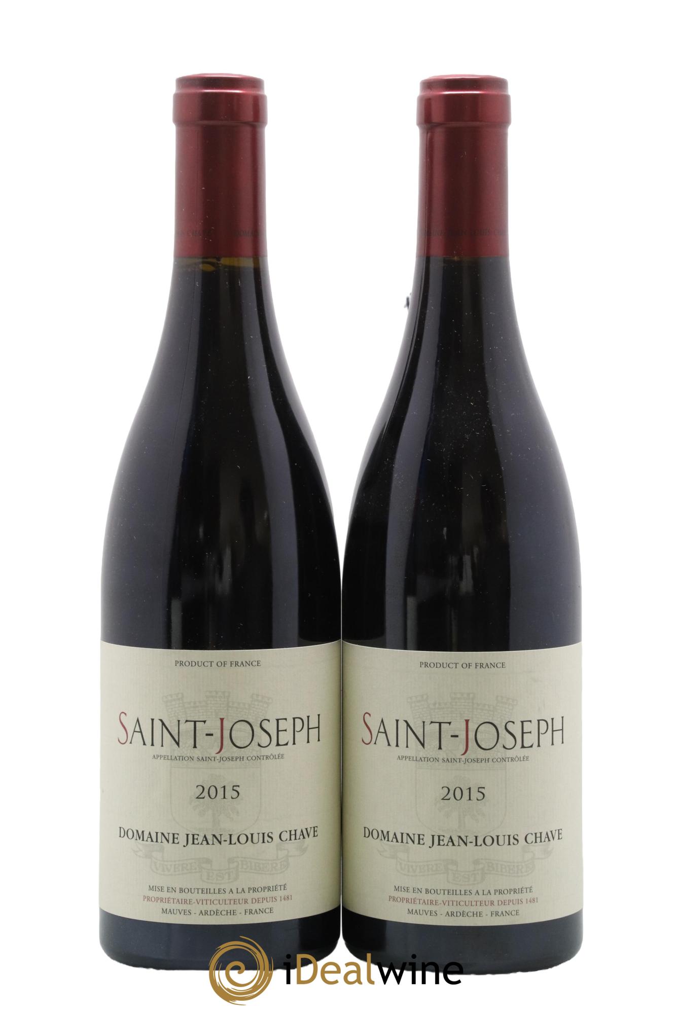 Saint-Joseph Jean-Louis Chave 2015 - Lot de 2 bouteilles - 0