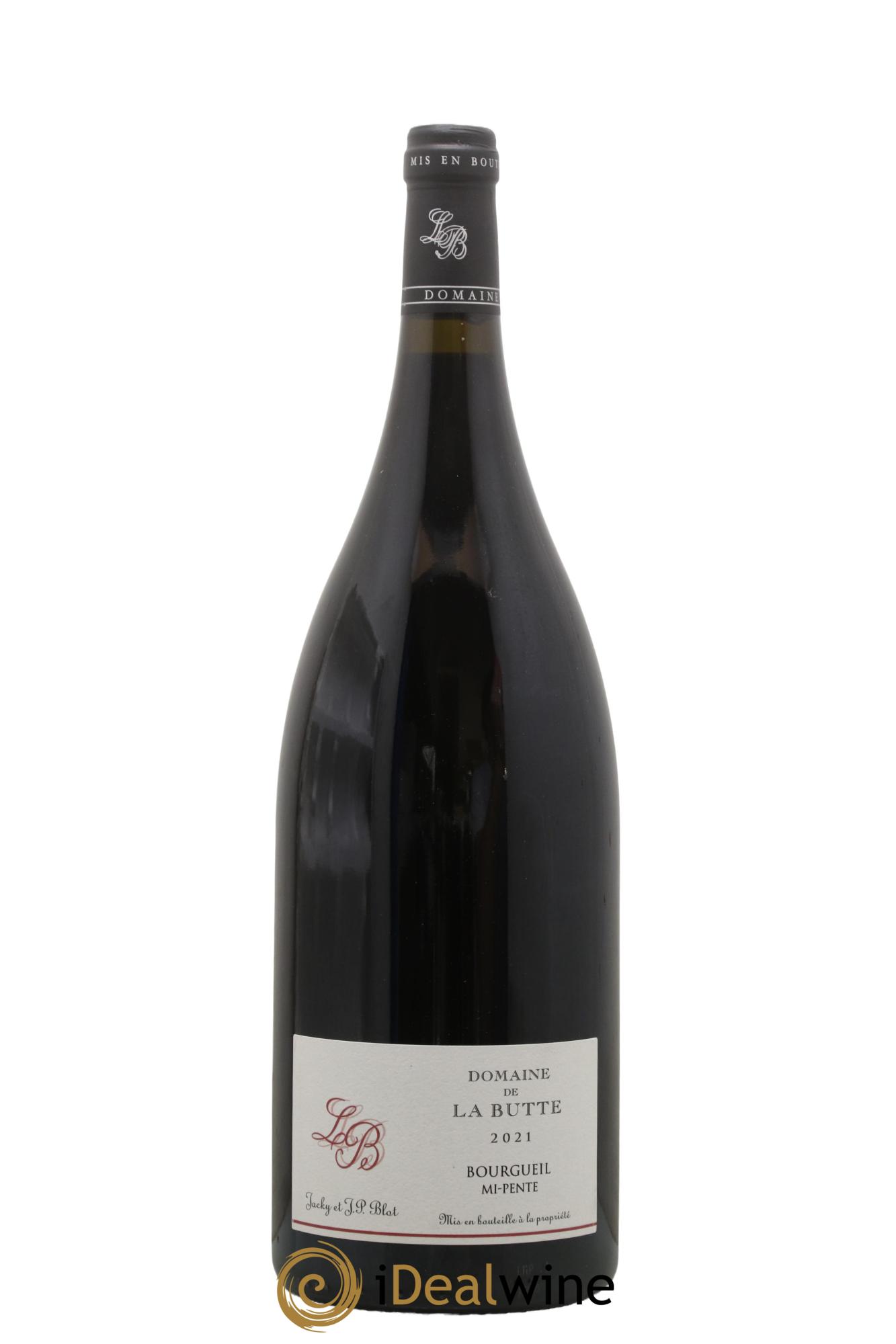 Bourgueil Mi-Pente Domaine de La Butte - Jacky Blot 2021 - Lot de 1 magnum - 0