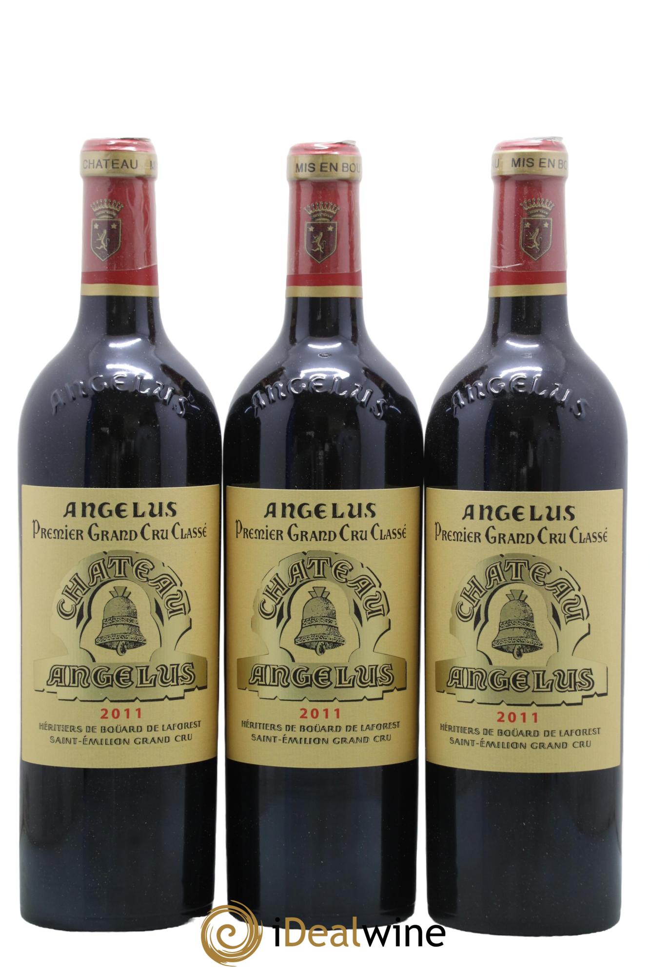 Château Angélus 1er Grand Cru Classé A 2011 - Lotto di 6 bottiglie - 1
