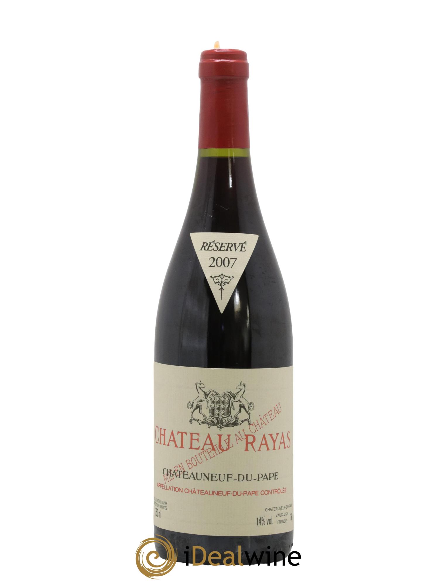Châteauneuf-du-Pape Château Rayas Emmanuel Reynaud 2007 - Lot de 1 bouteille - 0