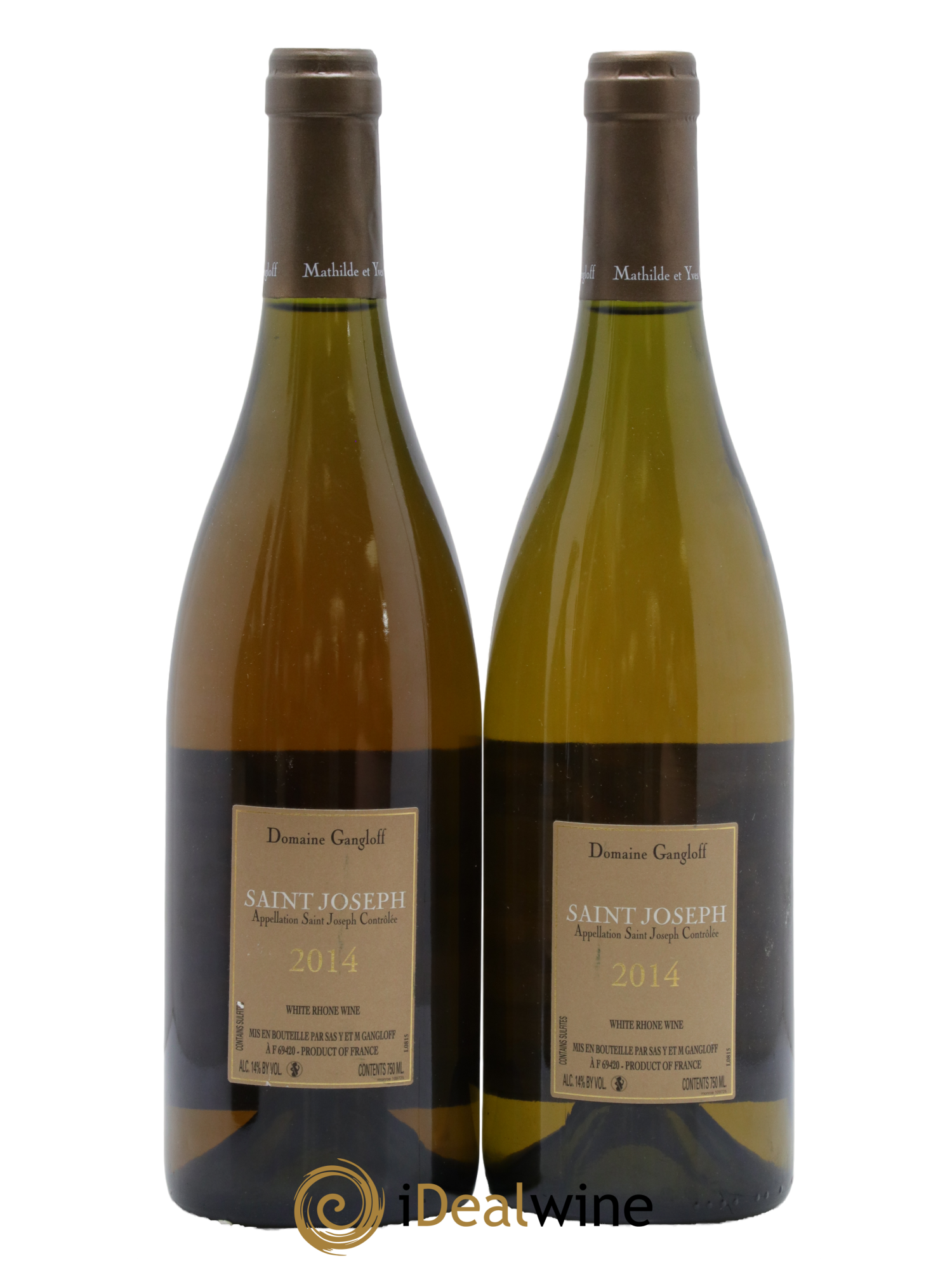 Saint-Joseph Gangloff (Domaine) 2014 - Posten von 2 Flaschen - 1
