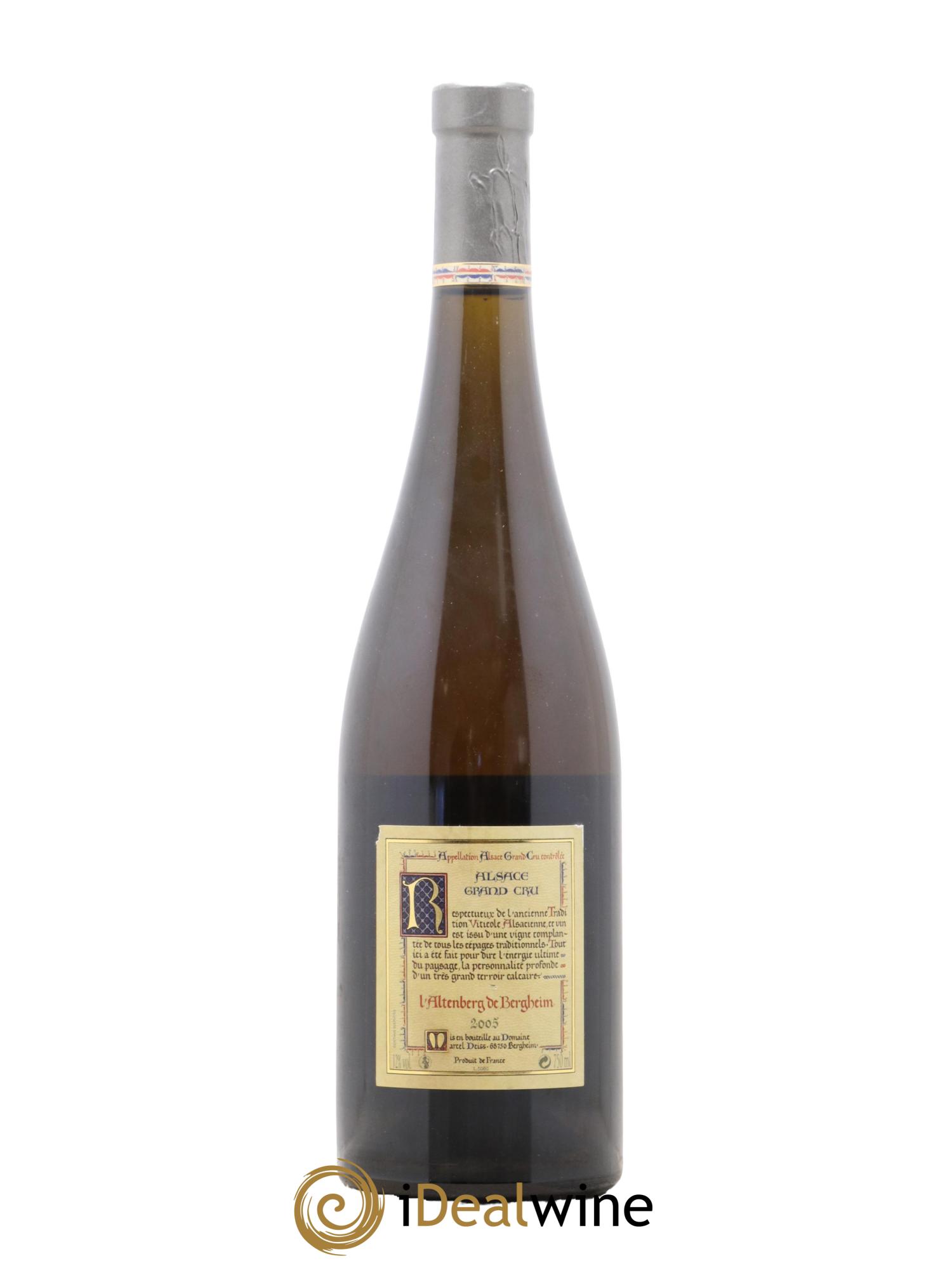 Alsace Grand Cru Altenberg de Bergheim Marcel Deiss (Domaine)  2005 - Posten von 1 Flasche - 1