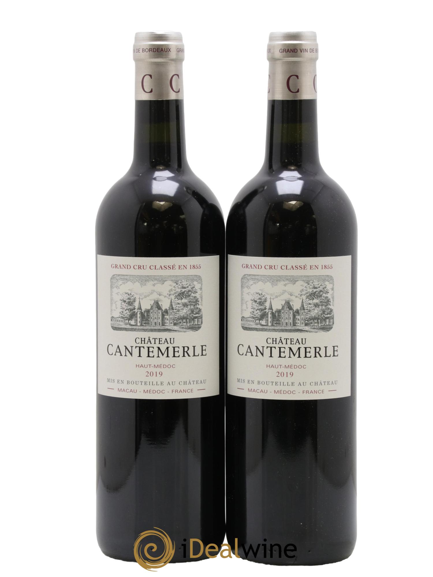 Château Cantemerle 5ème Grand Cru Classé 2019 - Lot de 2 bouteilles - 0