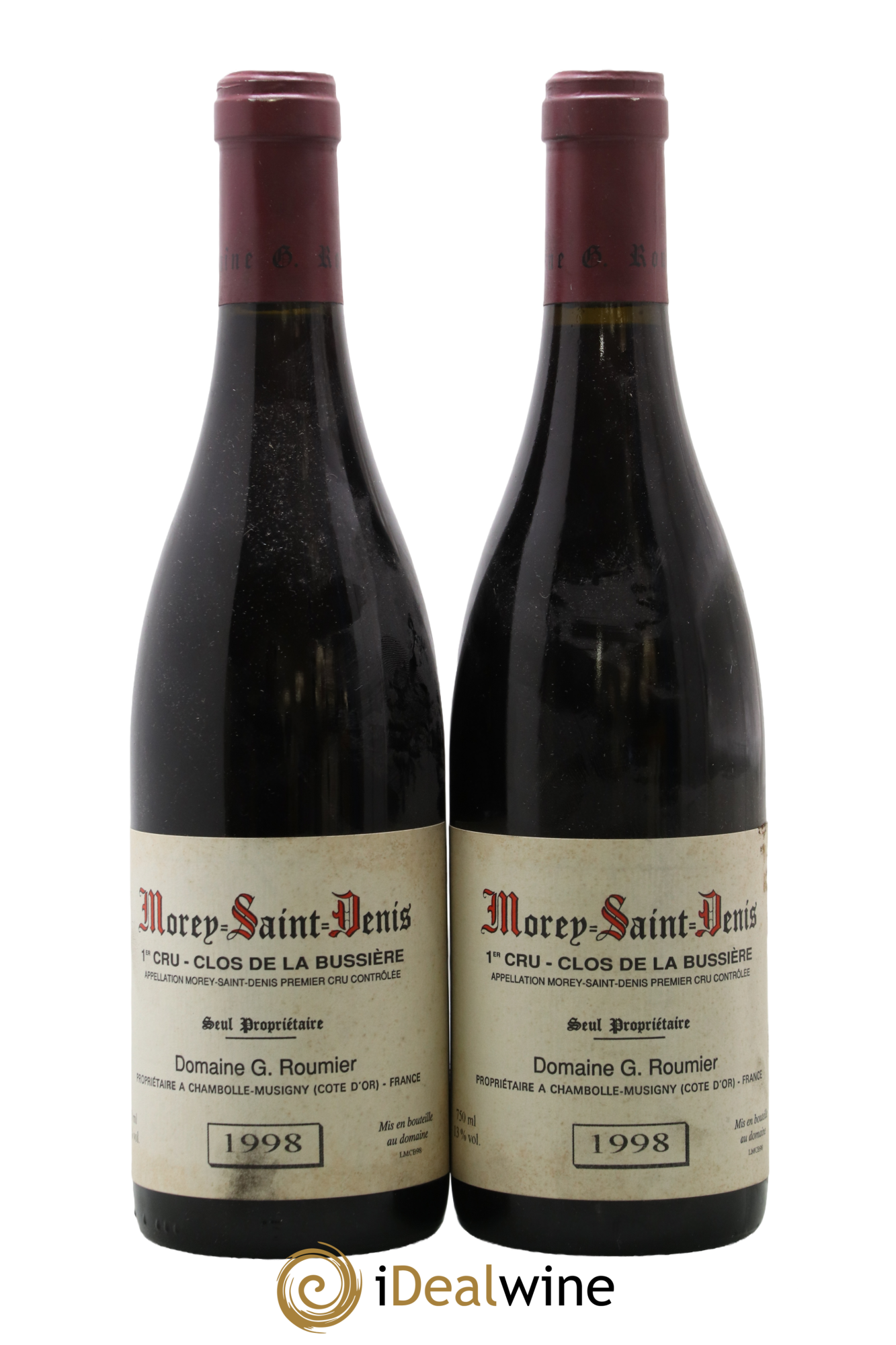 Morey-Saint-Denis 1er Cru Clos de la Bussière Georges Roumier (Domaine) 1998 - Lot de 2 bouteilles - 0