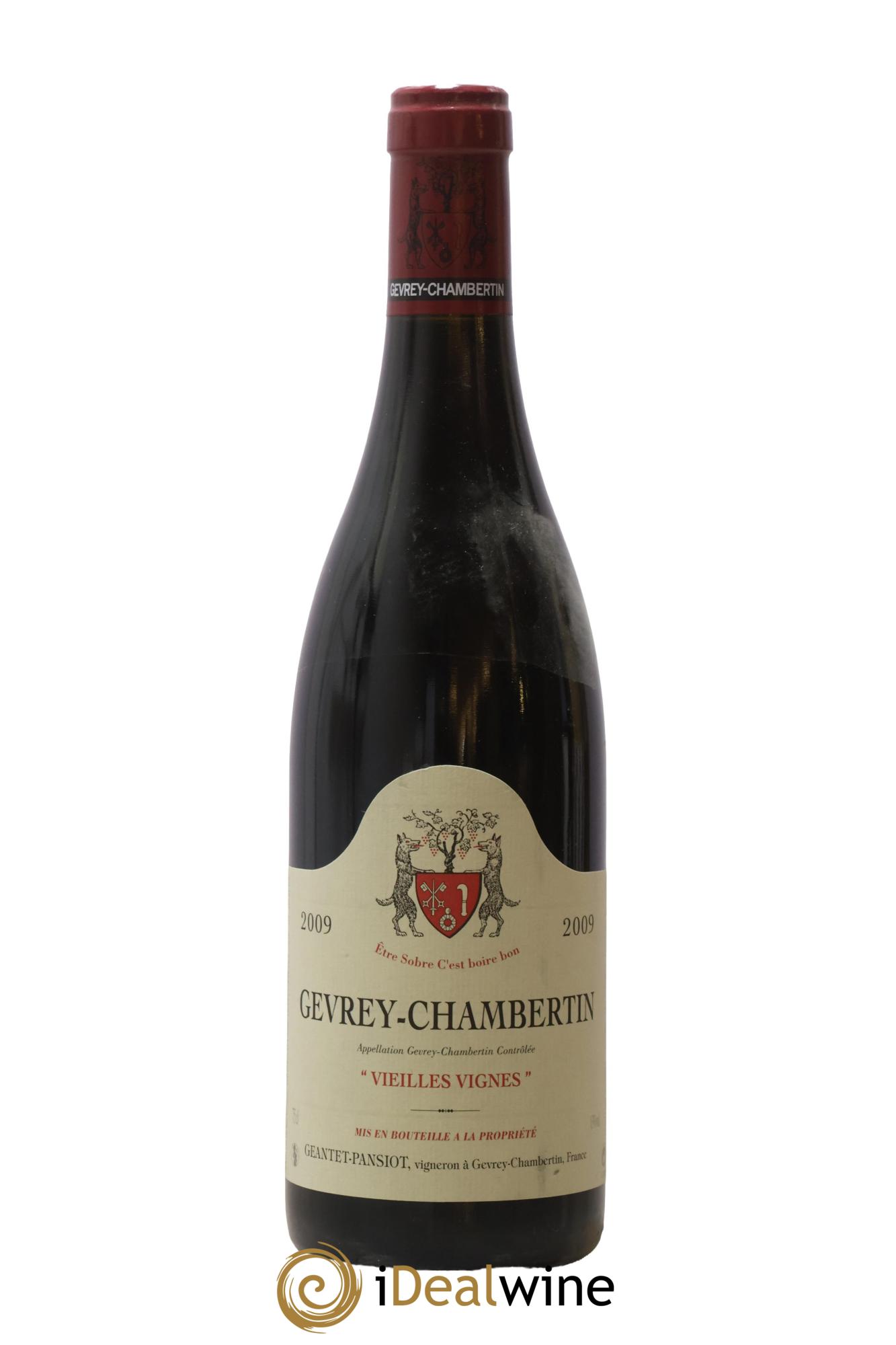 Gevrey-Chambertin Vieilles vignes Geantet-Pansiot 2009 - Lot de 1 bouteille - 0