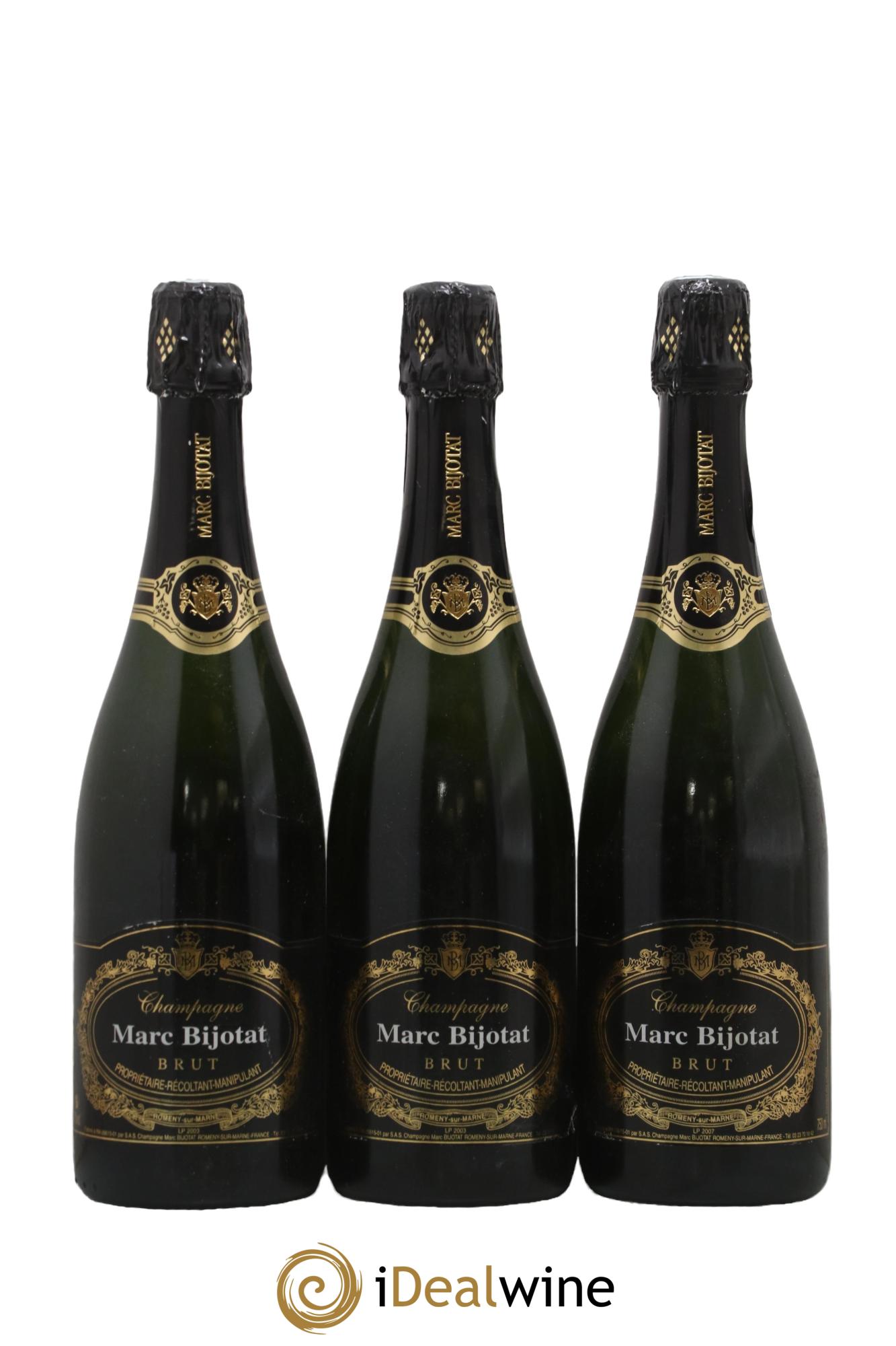 Champagne Brut Tradition Marc Bijotat - Lot de 3 bouteilles - 0