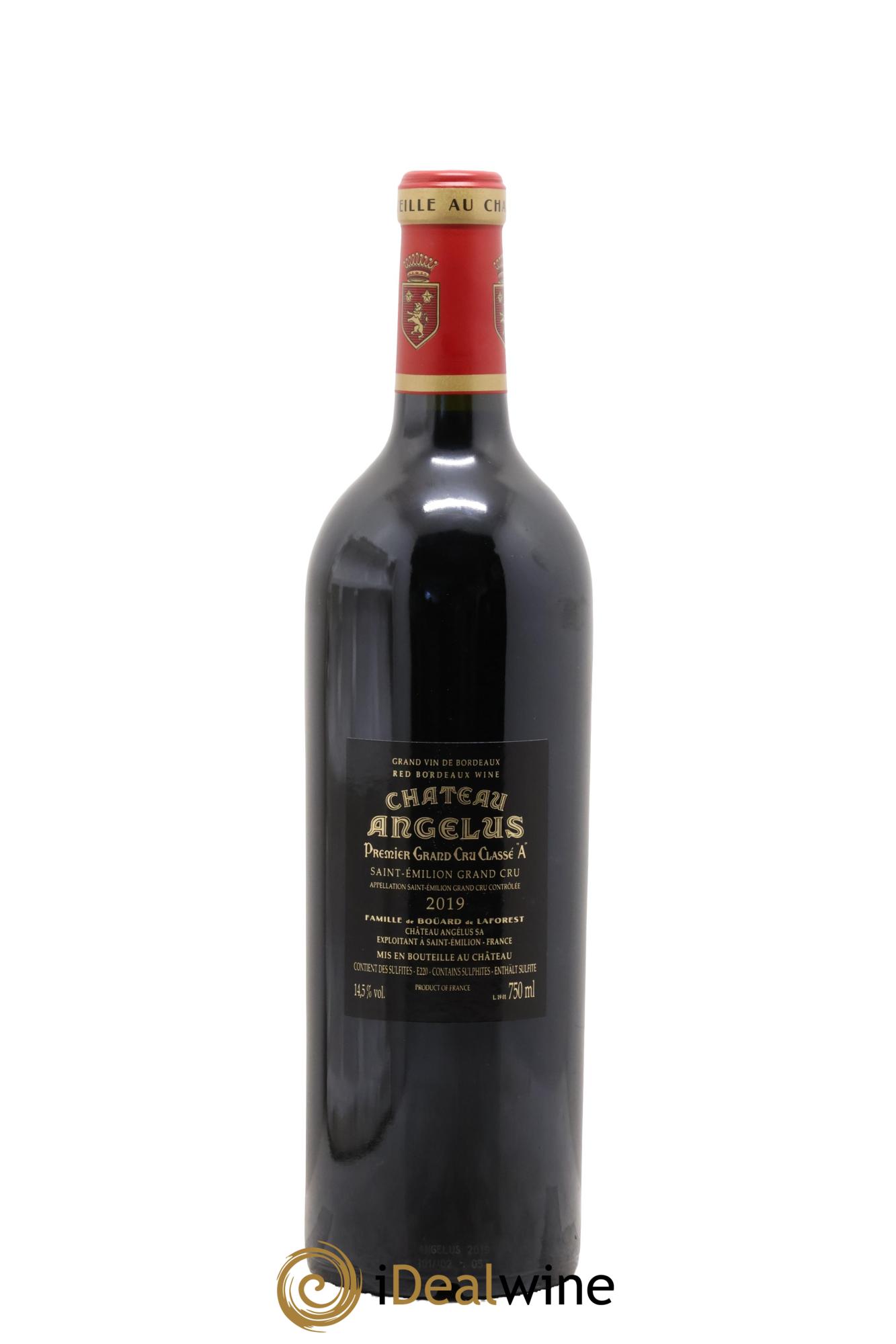 Château Angélus 1er Grand Cru Classé A 2019 - Lot of 1 bottle - 1