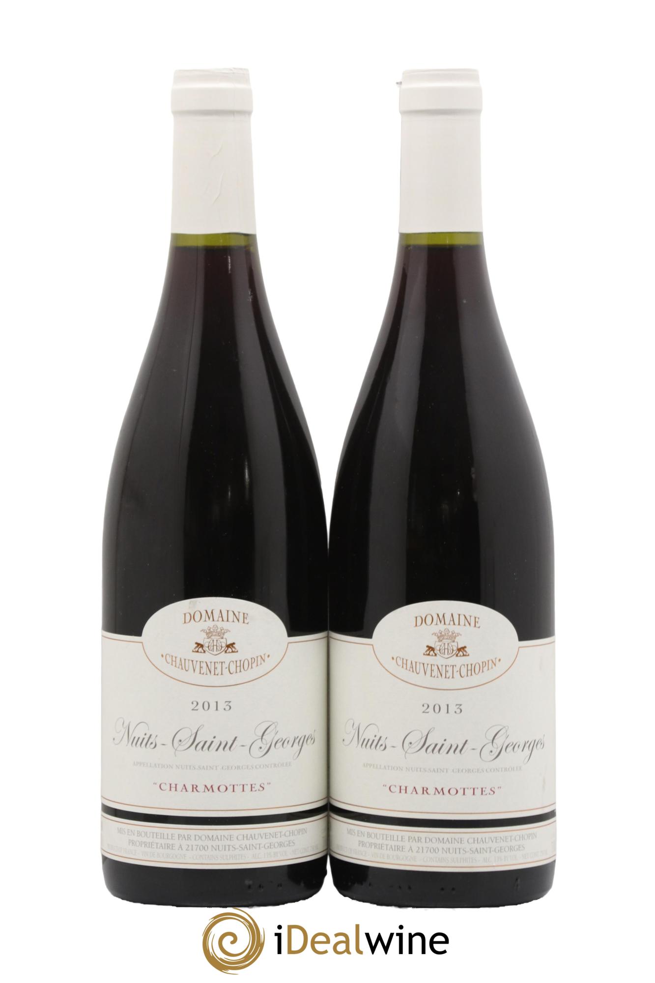 Nuits-Saint-Georges Charmottes Chauvenet Chopin 2013 - Lot de 2 bouteilles - 0