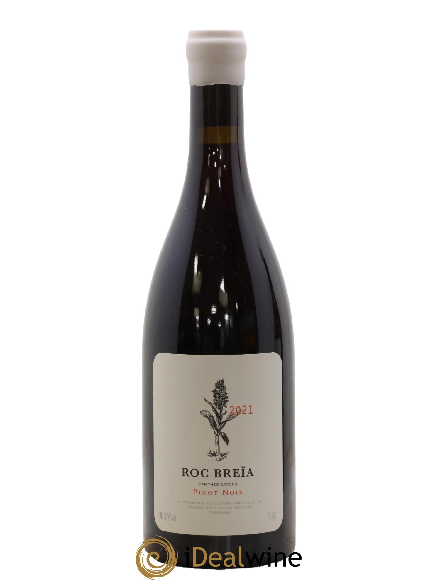 Vin de France Pinot Noir Roc Breïa (Théo Dancer) 2021 - Lot of 1 bottle - 0
