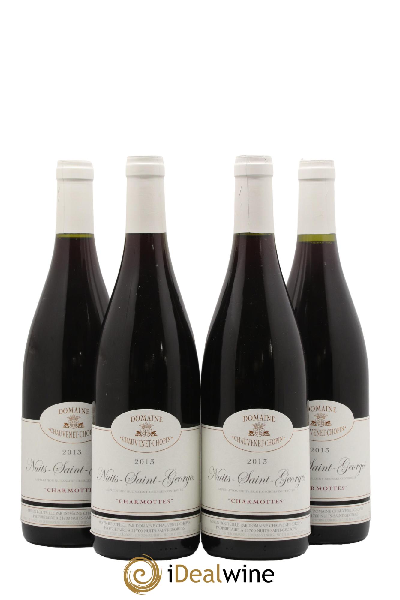 Nuits-Saint-Georges Charmottes Chauvenet Chopin 2013 - Posten von 4 Flaschen - 0