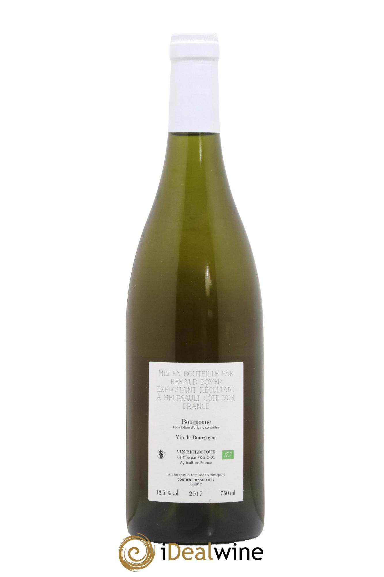 Bourgogne SR Renaud Boyer 2017 - Lot de 1 bouteille - 1