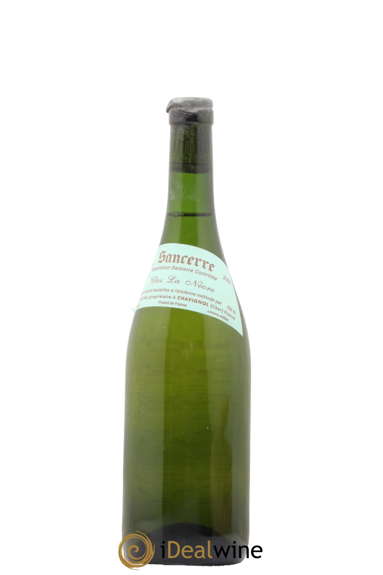Sancerre Clos la Neore Edmond Vatan 2007 - Lot de 1 bouteille - 1