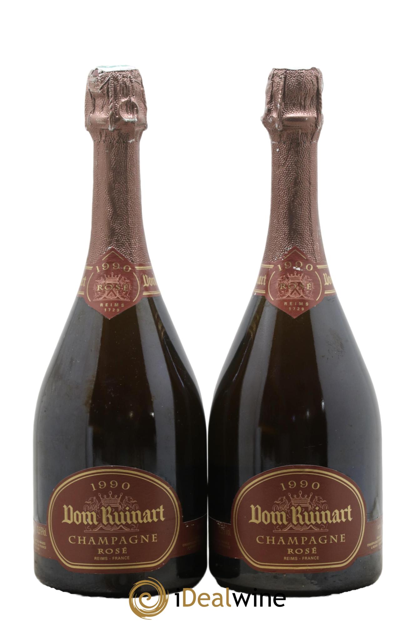 Dom Ruinart Brut Ruinart 1990 - Lot of 2 bottles - 0