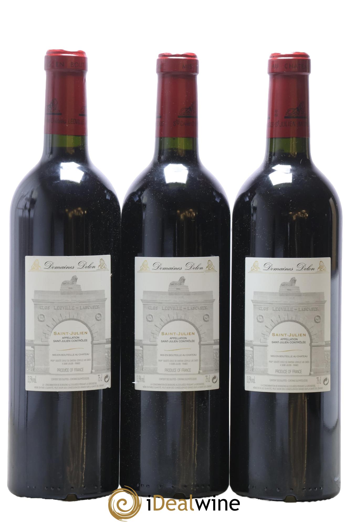 Château Léoville Las Cases 2ème Grand Cru Classé 2009 - Lot of 3 bottles - 1