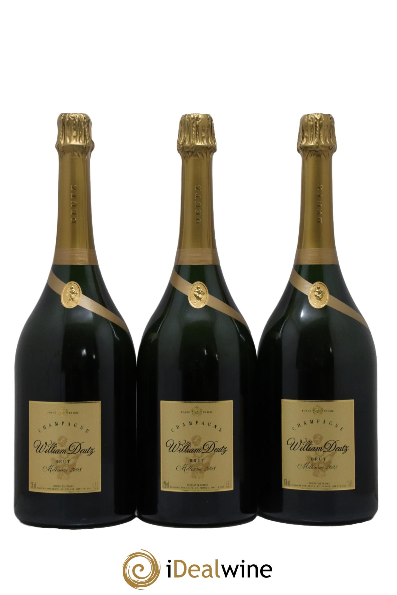 Cuvée William Deutz Deutz 2008 - Lot de 3 magnums - 0