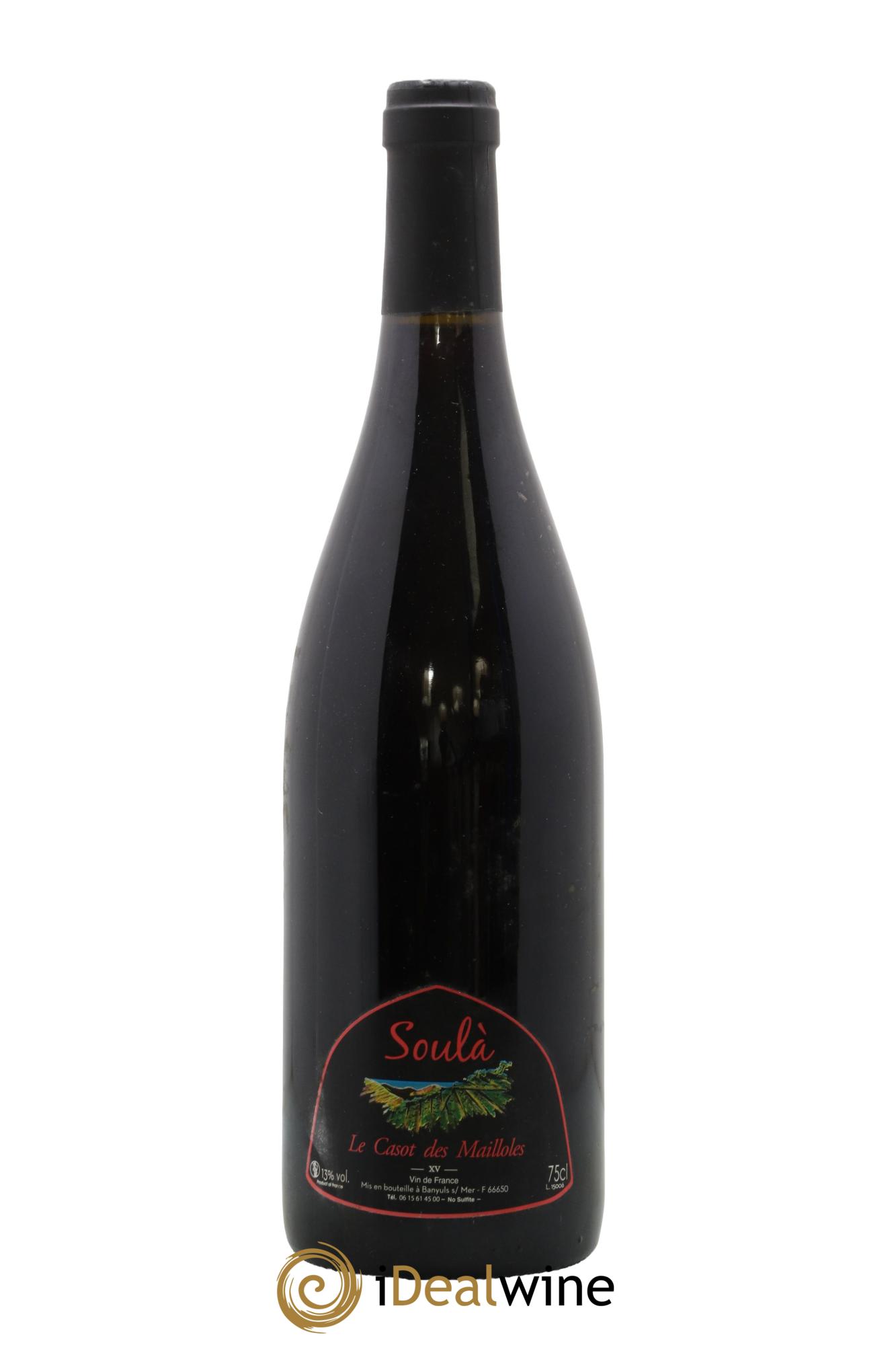 Vin de France Soula Le Casot des Mailloles 2015 - Lot de 1 bouteille - 0