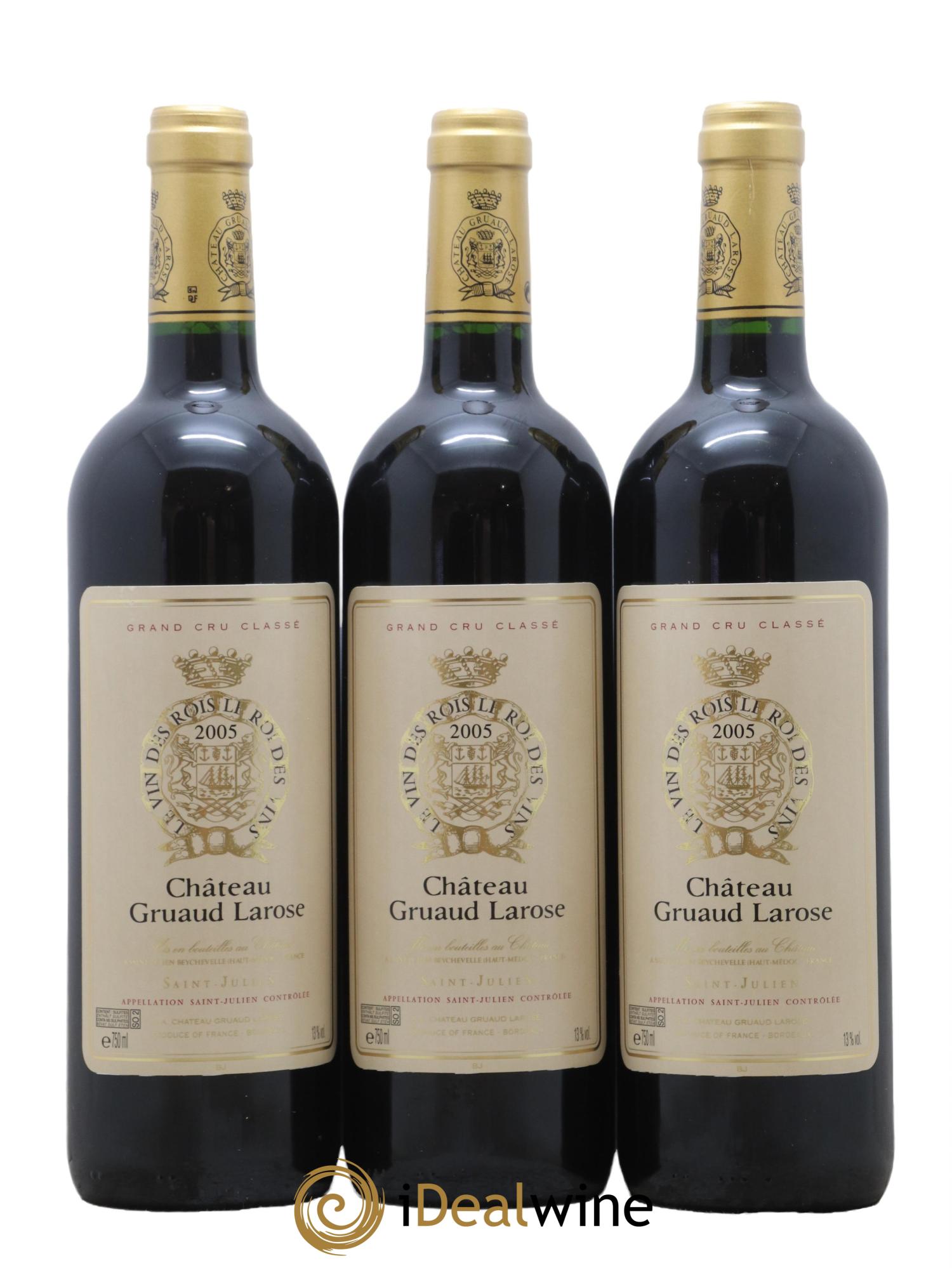 Château Gruaud Larose 2ème Grand Cru Classé 2005 - Lot de 12 bouteilles - 1