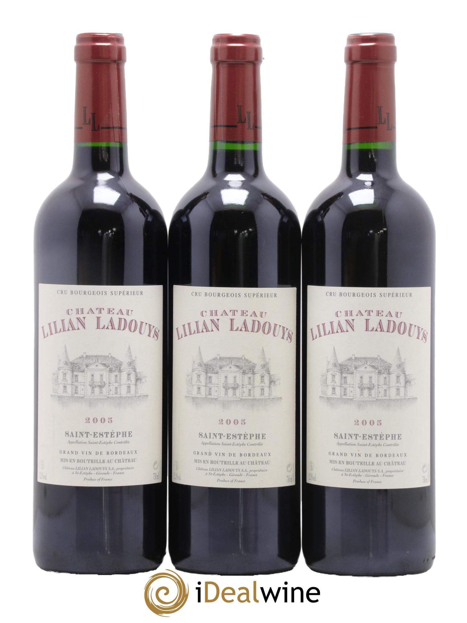 Château Lilian Ladouys Cru Bourgeois 2005 - Lot de 6 bouteilles - 1