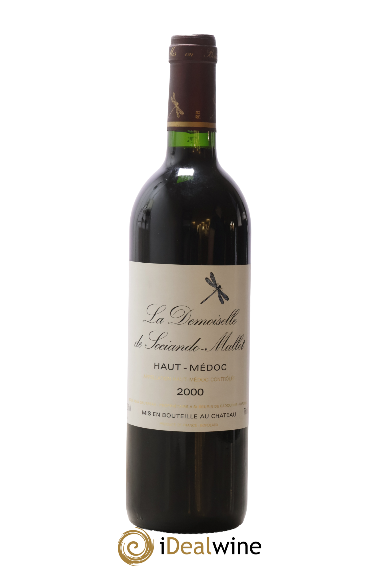 Demoiselle de Sociando Mallet Second Vin 2000 - Posten von 1 Flasche - 0