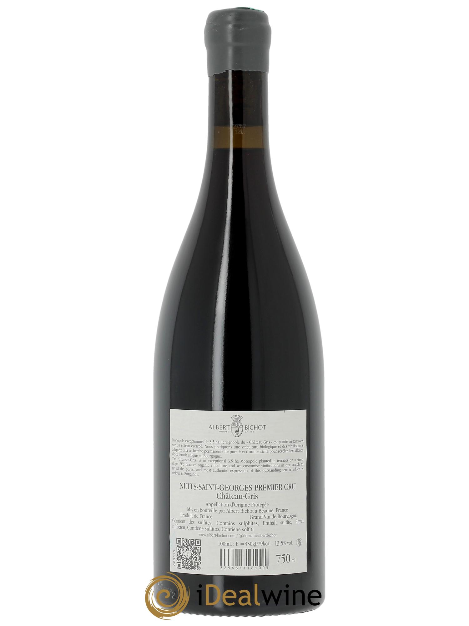 Nuits-Saint-Georges 1er Cru Château Gris - Albert Bichot  2018 - Lotto di 1 bottiglia - 1