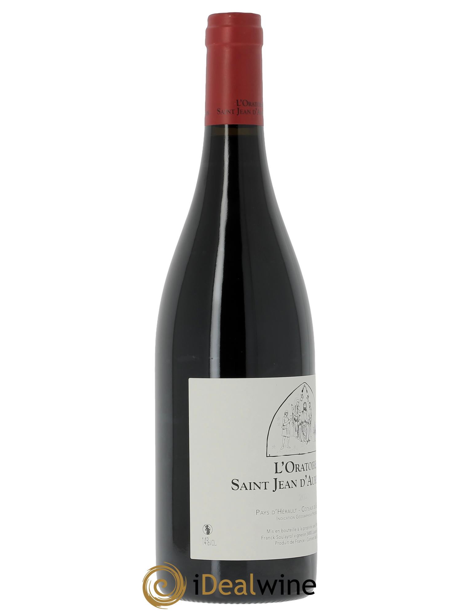 Pays d'Hérault - Coteaux du Salagou L’Oratoire Saint Jean d’Aureilhan  2023 - Lot de 1 bouteille - 2