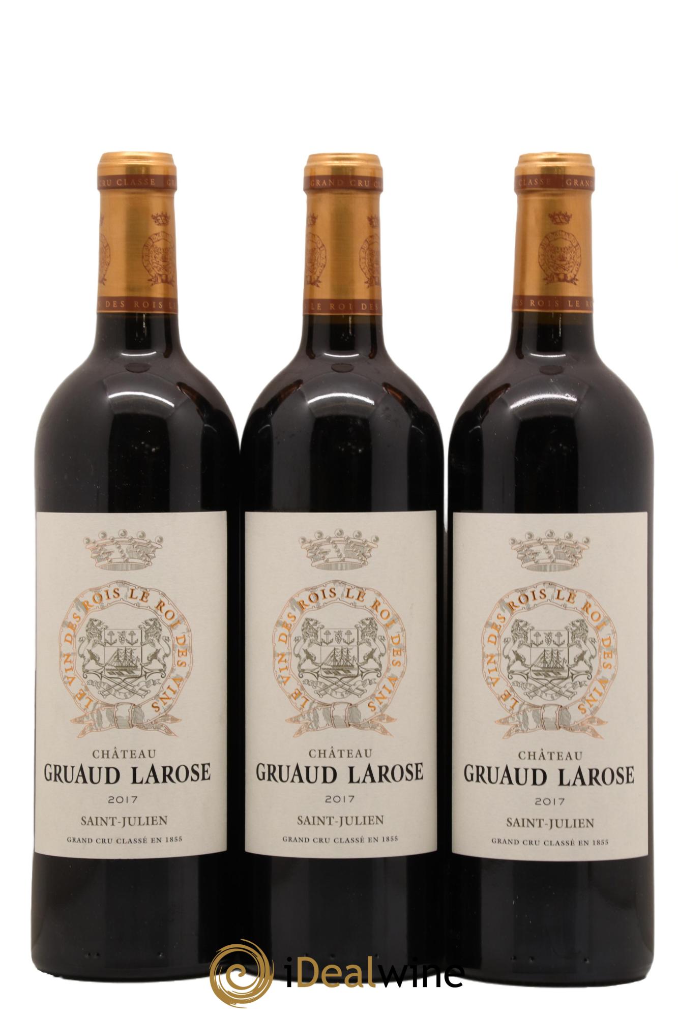 Château Gruaud Larose 2ème Grand Cru Classé 2017 - Lot de 3 bouteilles - 0
