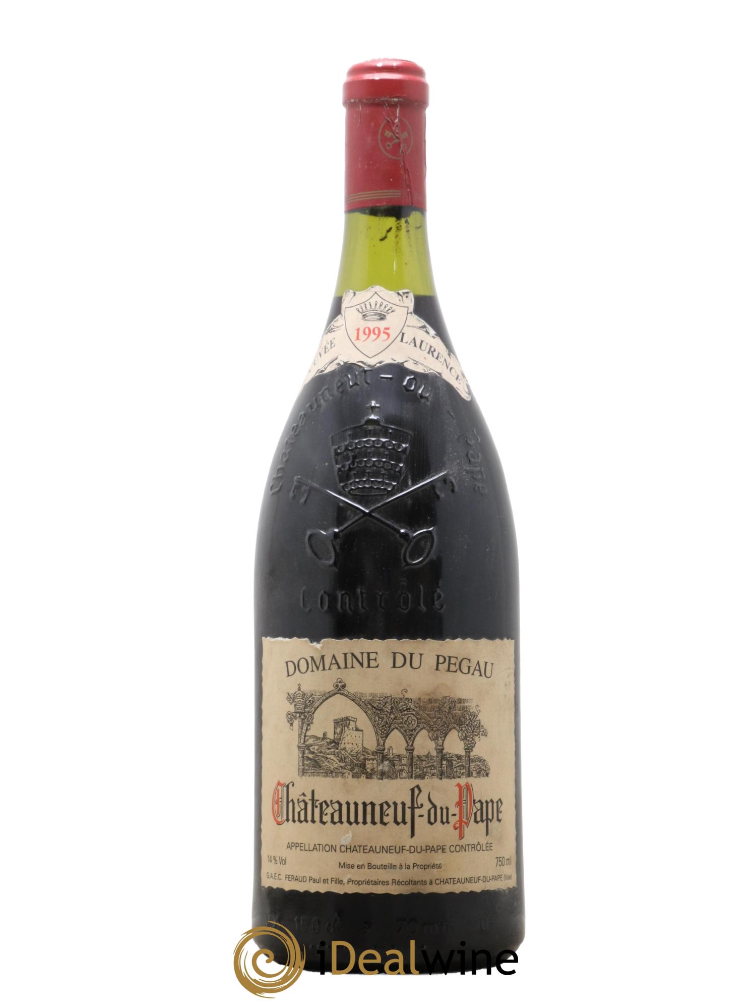 Châteauneuf-du-Pape Domaine du Pégau Cuvée Laurence Paul et Laurence Féraud 1995 - Lot de 1 magnum - 0