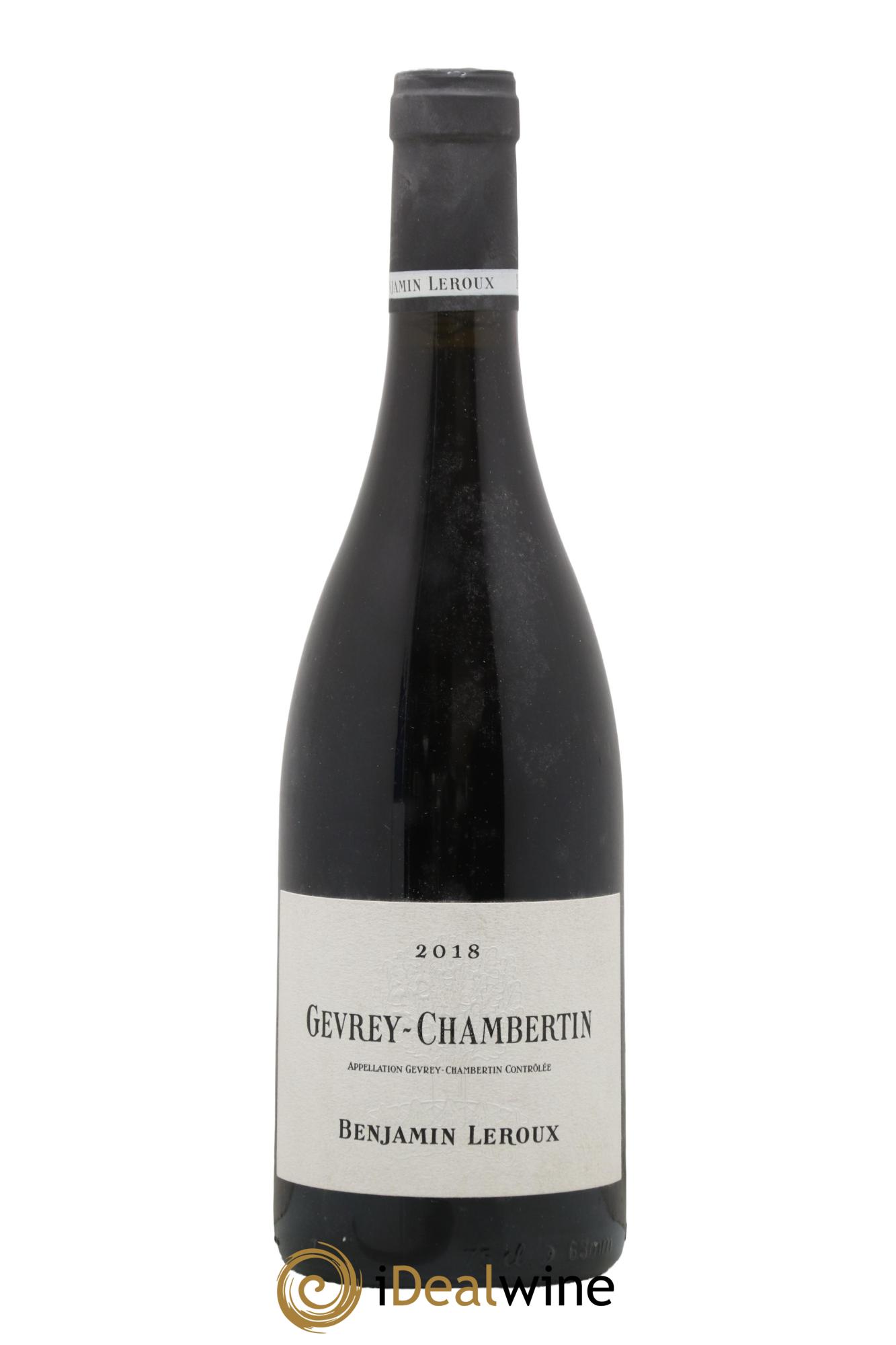 Gevrey-Chambertin Benjamin Leroux 2018 - Lot de 1 bouteille - 0