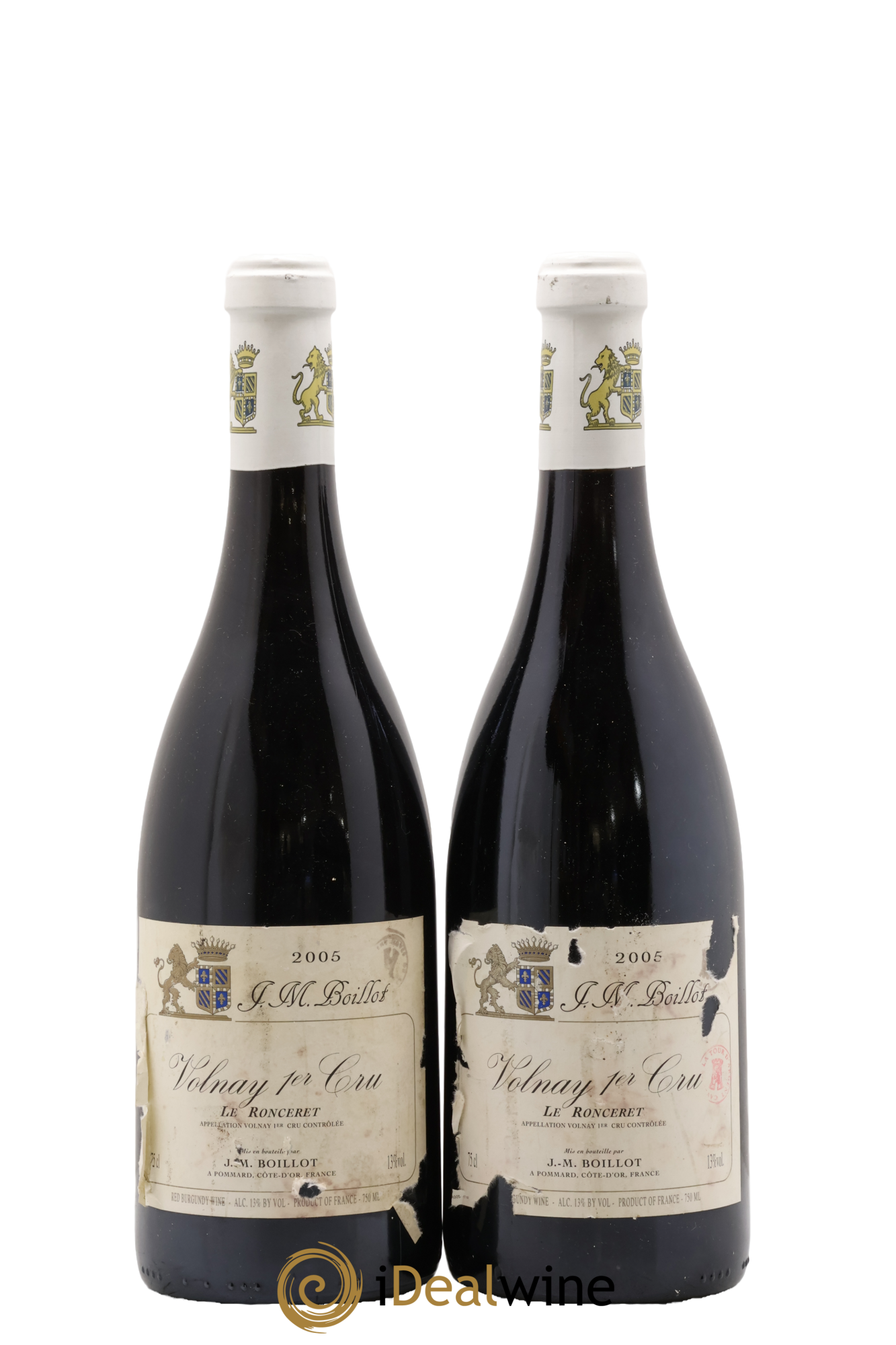 Volnay 1er Cru Le Ronceret Jean-Marc Boillot 2005 - Posten von 2 Flaschen - 0