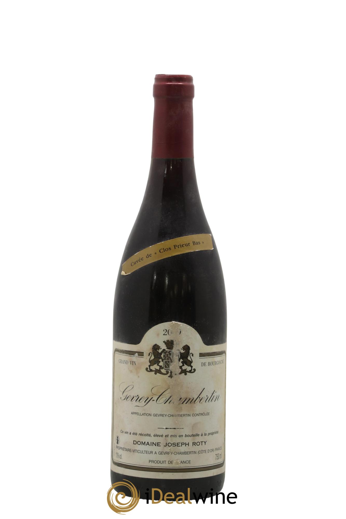 Gevrey-Chambertin Prieur Bas Roty 2009 - Lot de 1 bouteille - 0