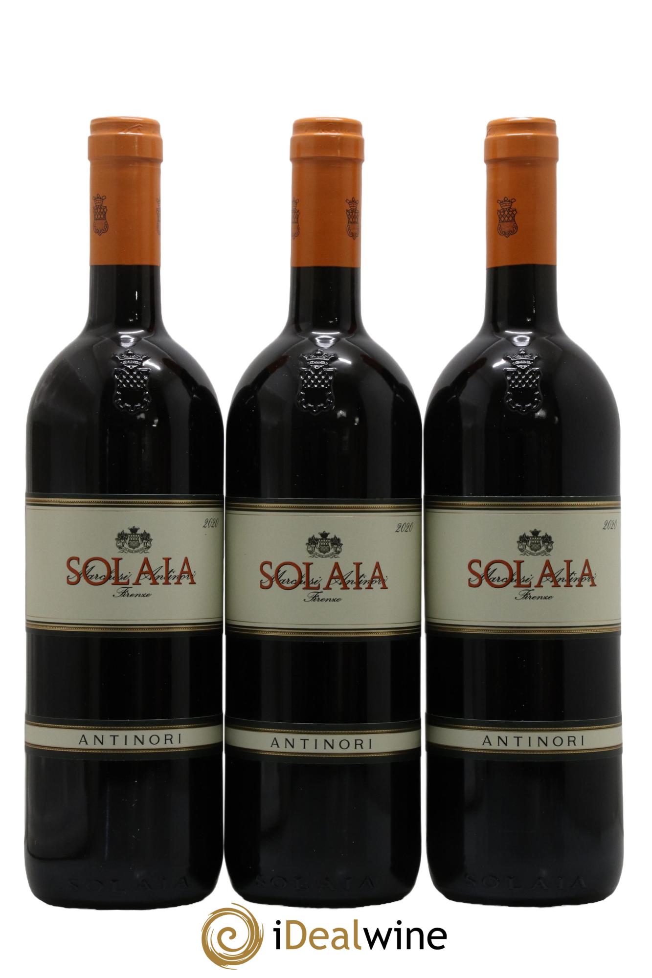 Toscana IGT Solaia Tenuta Tignanello - Marchesi Antinori 2020 - Lot of 3 bottles - 0