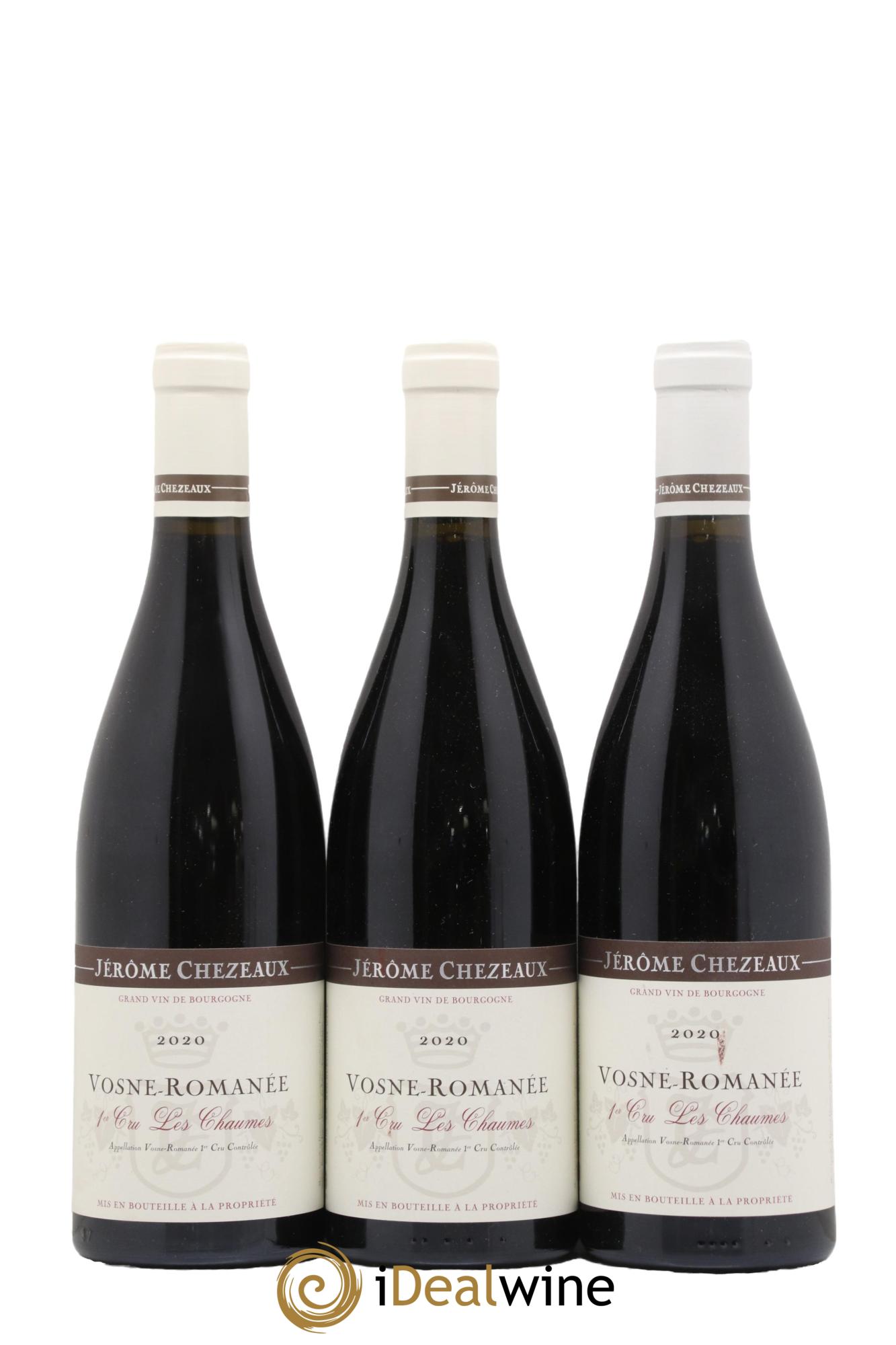 Vosne-Romanée 1er Cru Les Chaumes Jérôme Chezeaux 2020 - Lotto di 3 bottiglie - 0