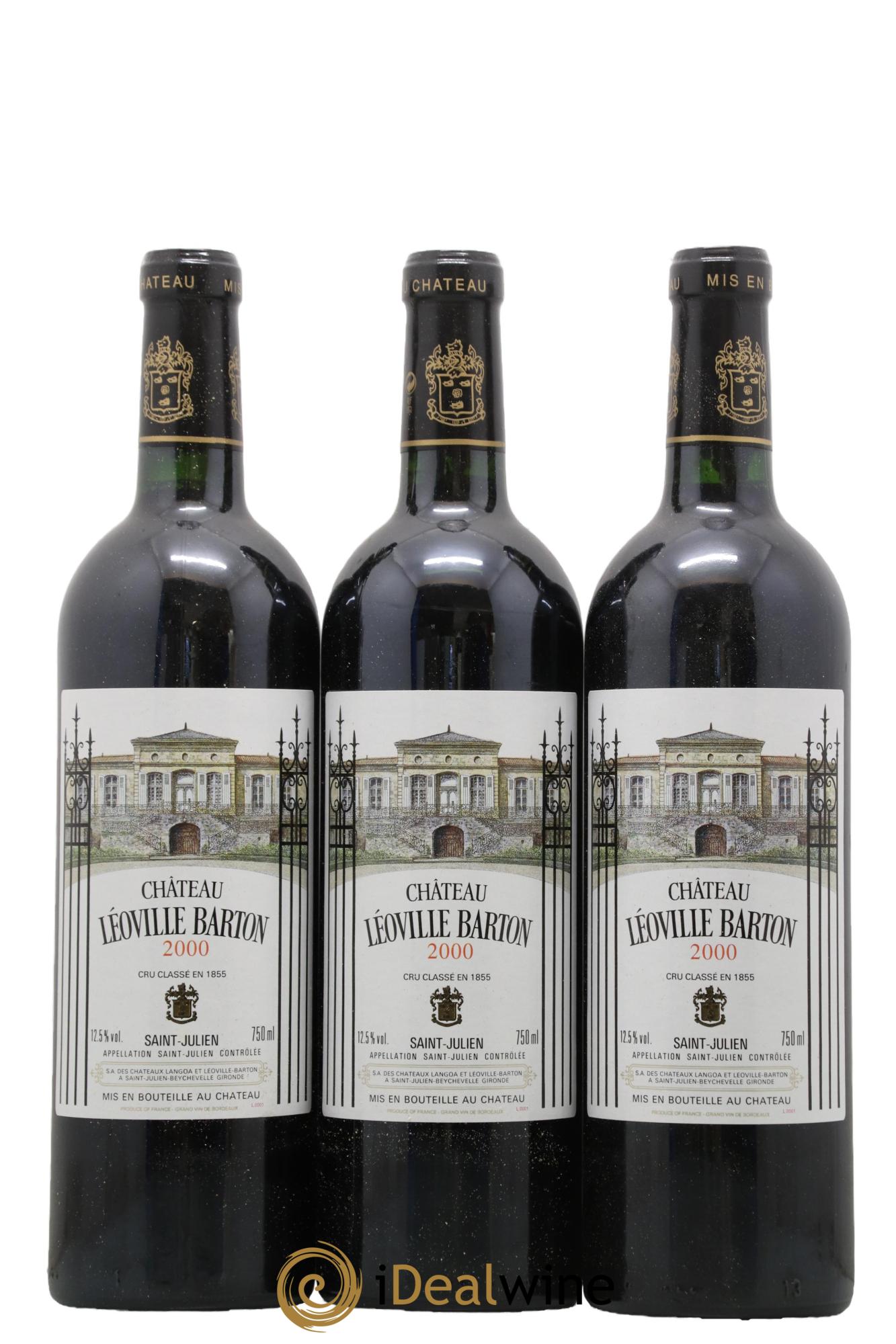 Château Léoville Barton 2ème Grand Cru Classé 2000 - Lot de 6 bouteilles - 2