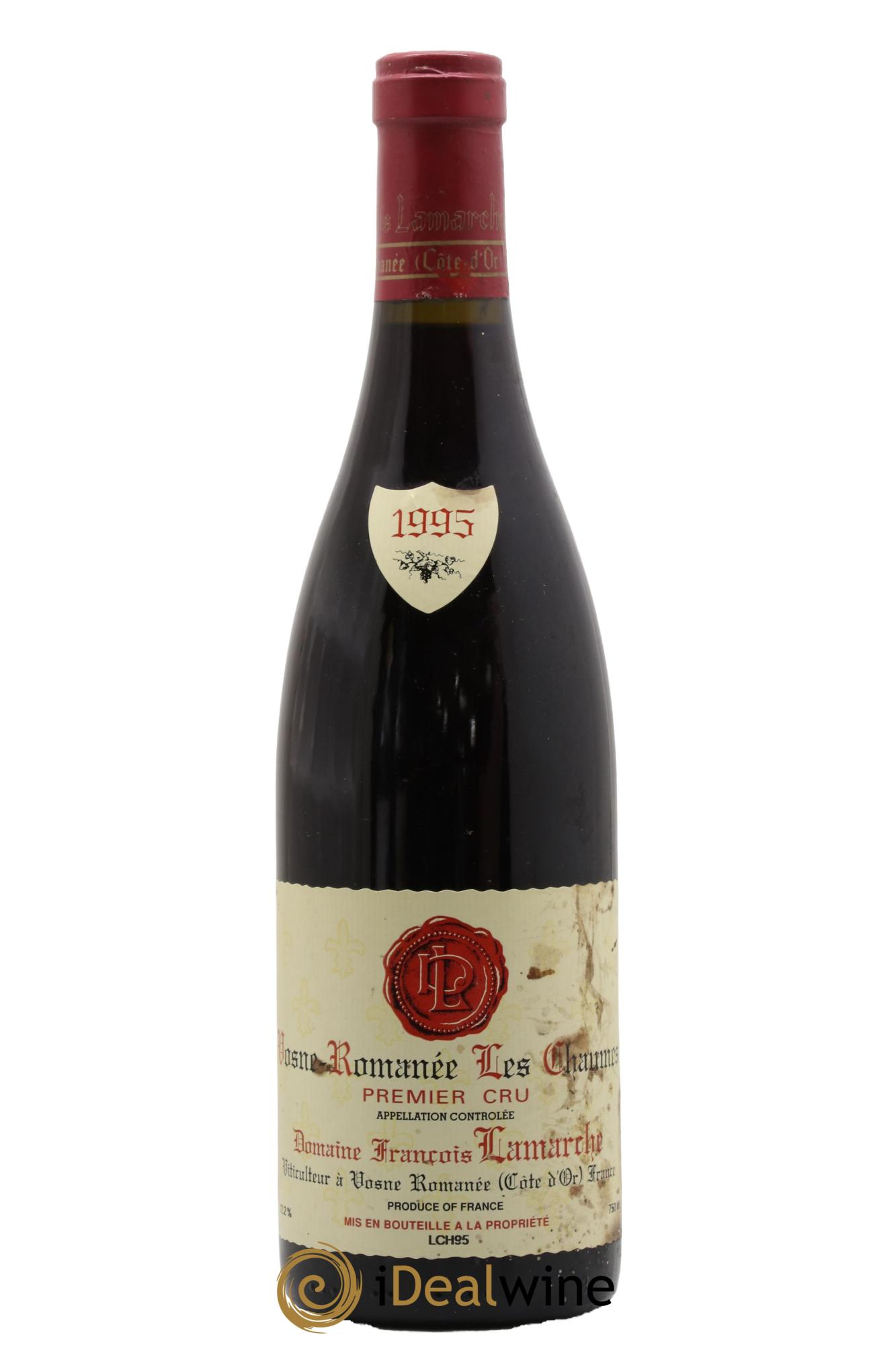 Vosne-Romanée 1er Cru Les Chaumes Lamarche (Domaine) 1995 - Lot de 1 bouteille - 0