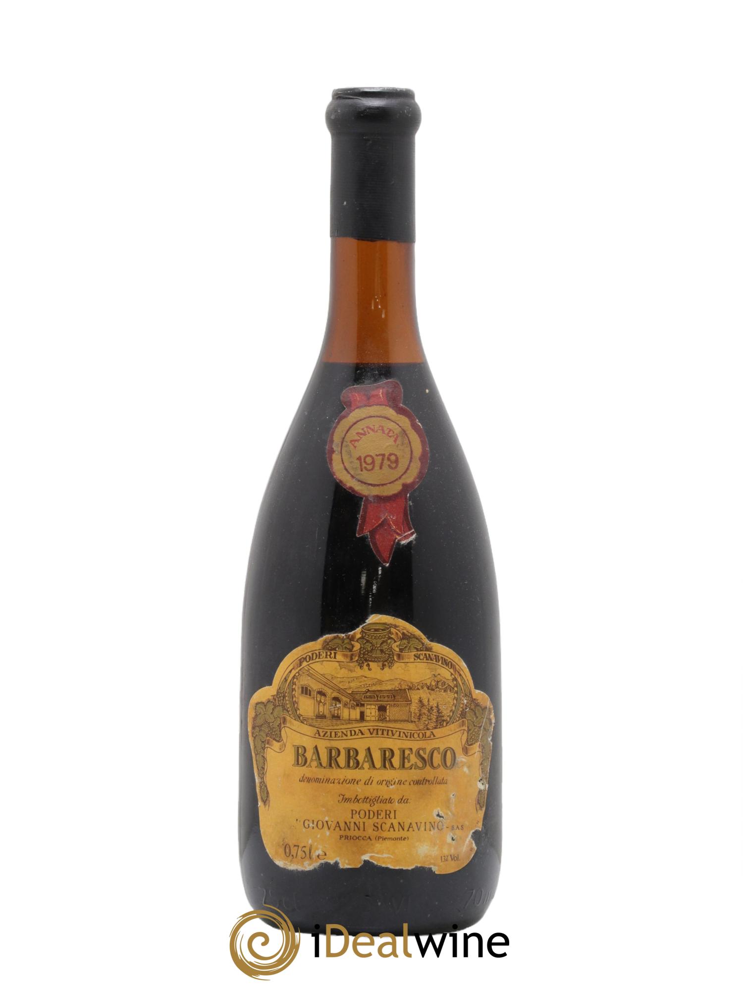 Barbaresco DOCG Giovanni Scanavino 1979 - Lot de 1 bouteille - 0