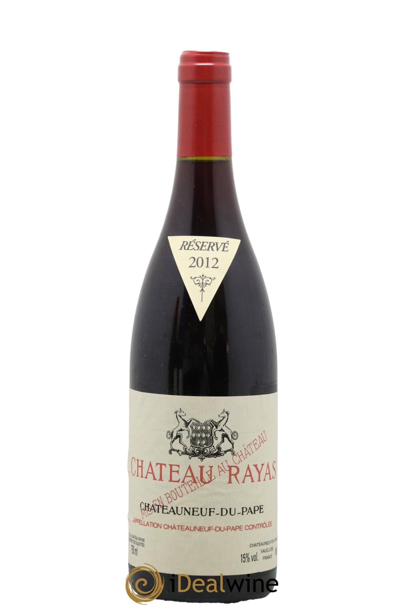 Châteauneuf-du-Pape Château Rayas Emmanuel Reynaud 2012 - Lot de 1 bouteille - 0