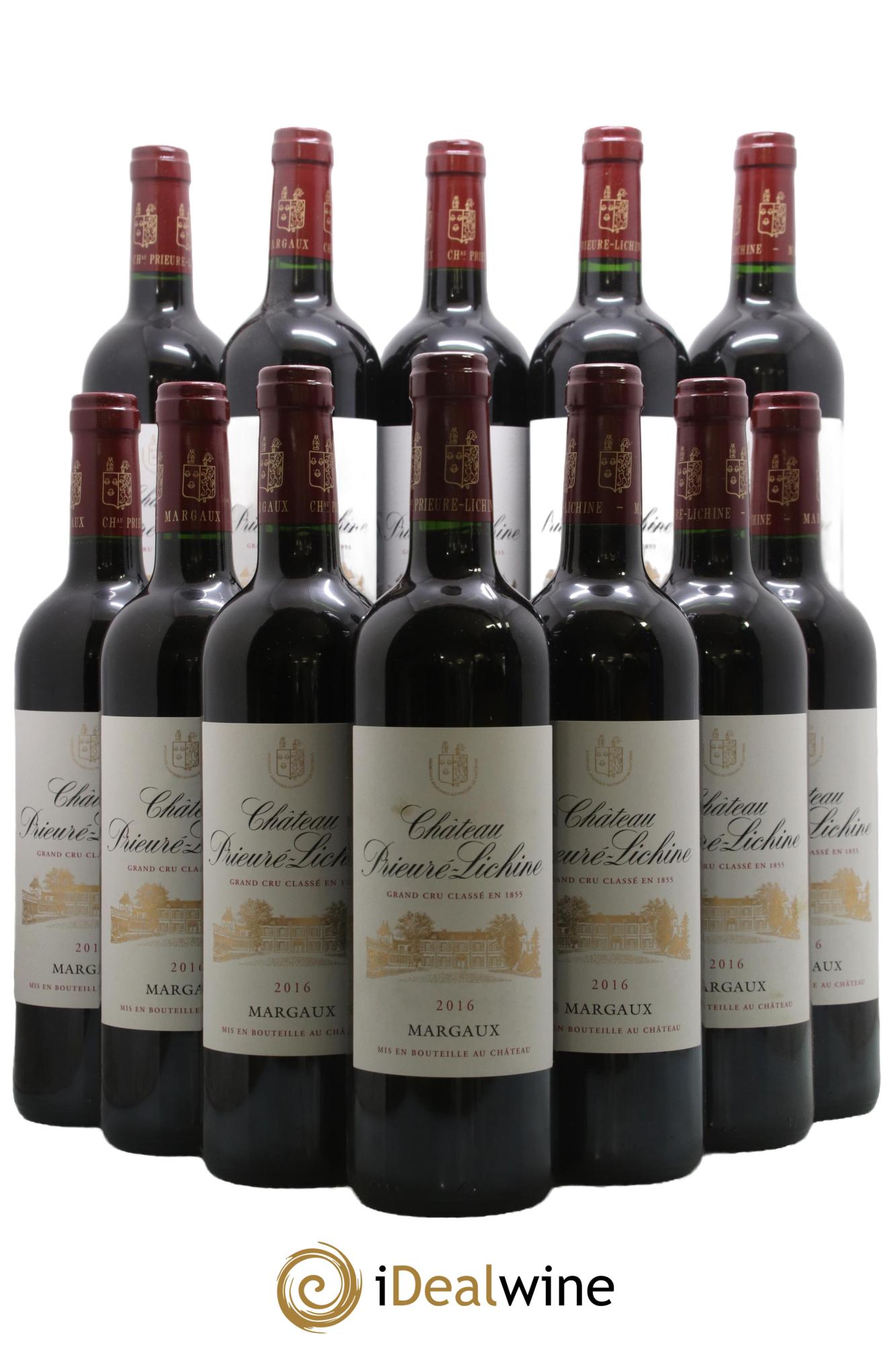 Château Prieuré Lichine 4ème Grand Cru Classé 2016 - Lot of 12 bottles - 0