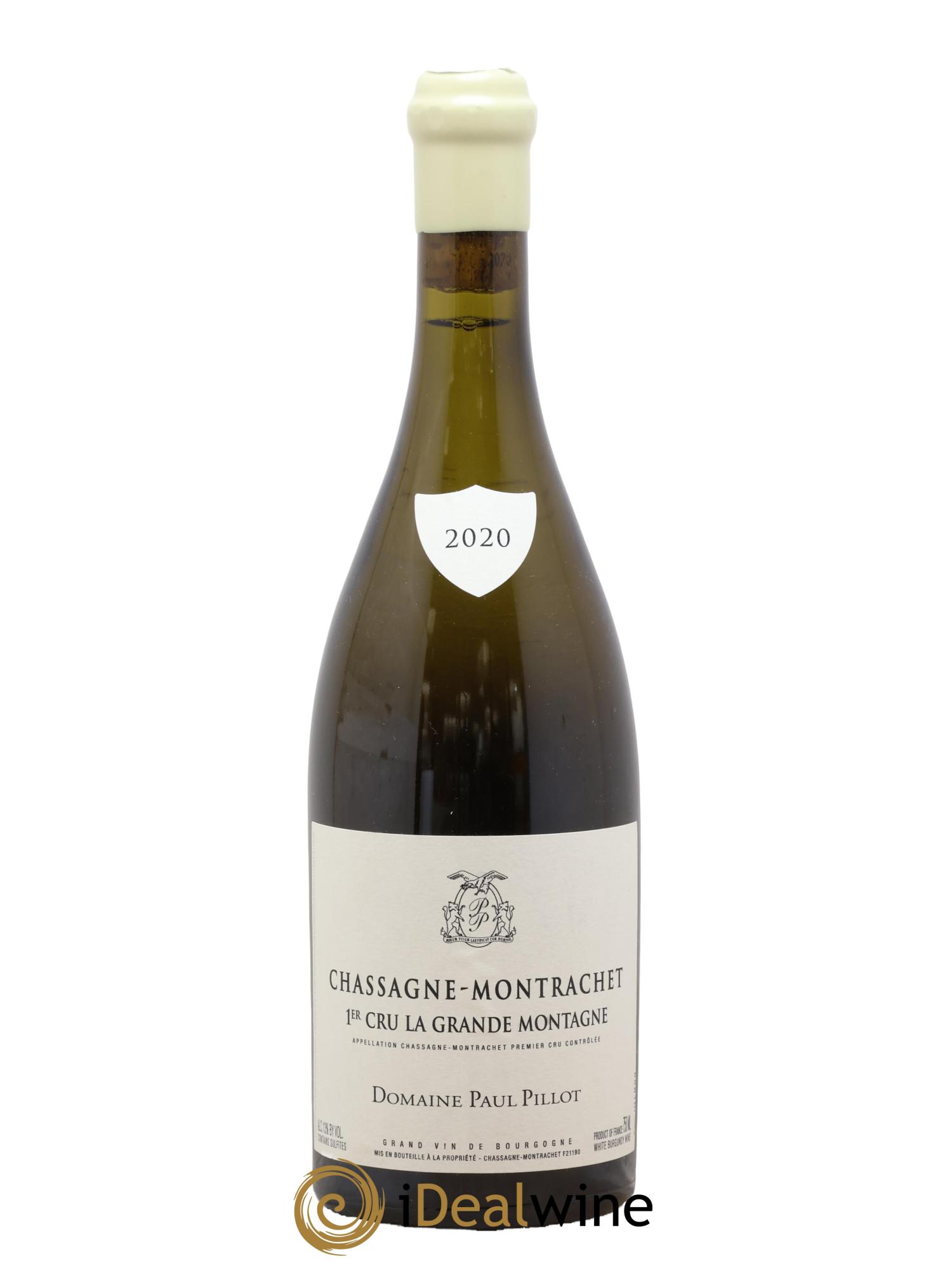 Chassagne-Montrachet 1er Cru La Grande Montagne Paul Pillot (Domaine) 2020 - Lot of 1 bottle - 0