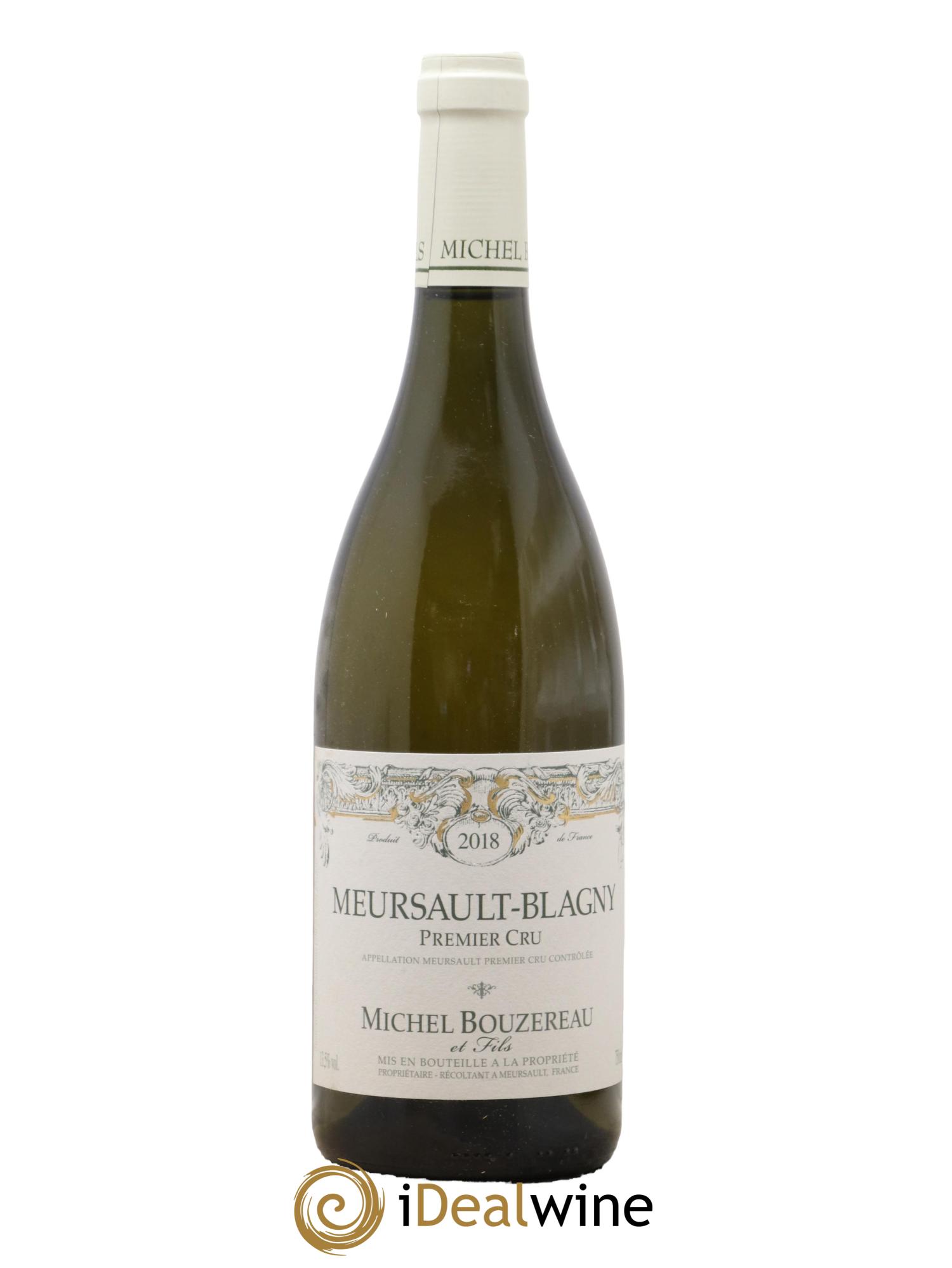 Meursault 1er Cru Blagny Michel Bouzereau et Fils (Domaine) 2018 - Lot of 1 bottle - 0