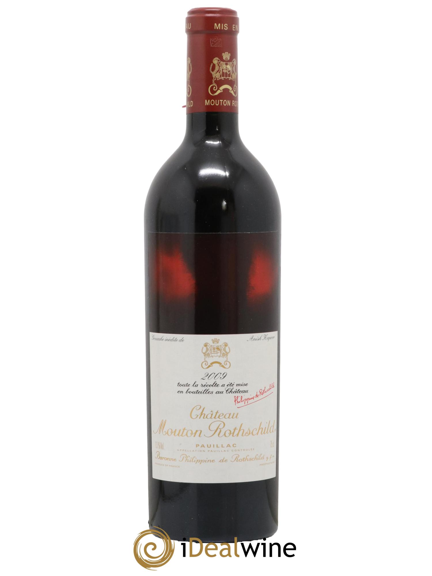 Château Mouton Rothschild 1er Grand Cru Classé 2009 - Lot de 1 bouteille - 0
