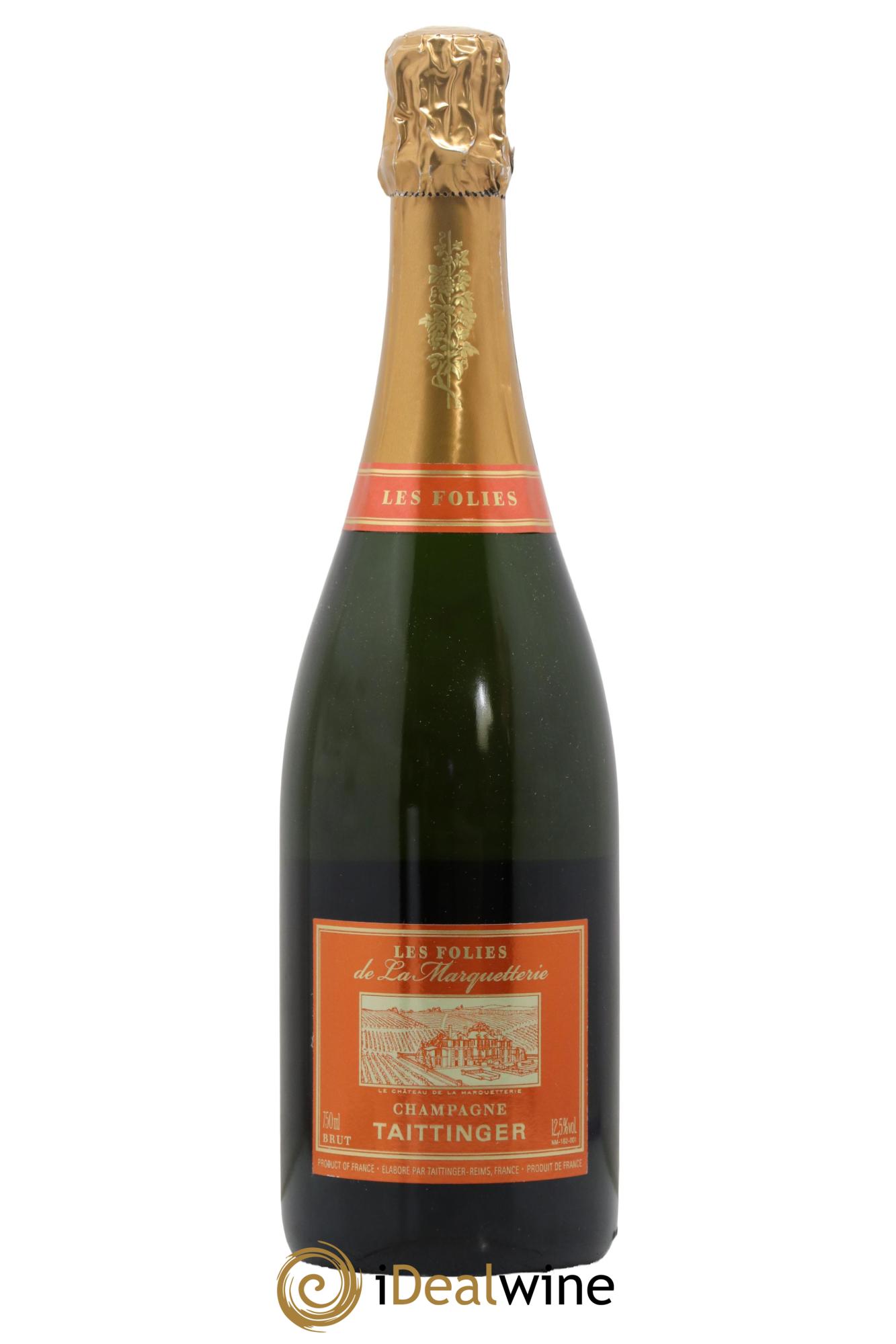 Champagne Les Folies de la Marquetterie Taittinger - Lot de 1 bouteille - 0