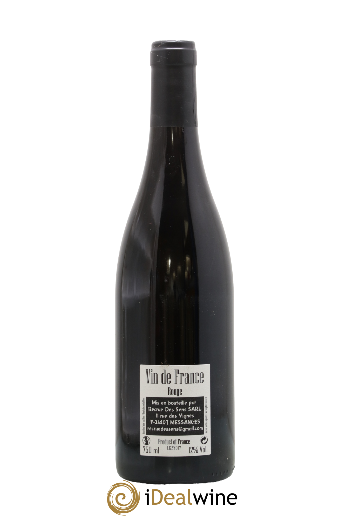 Vin de France La Gouzotte Yann Durieux - Recrue des Sens 2017 - Lot de 1 bouteille - 1