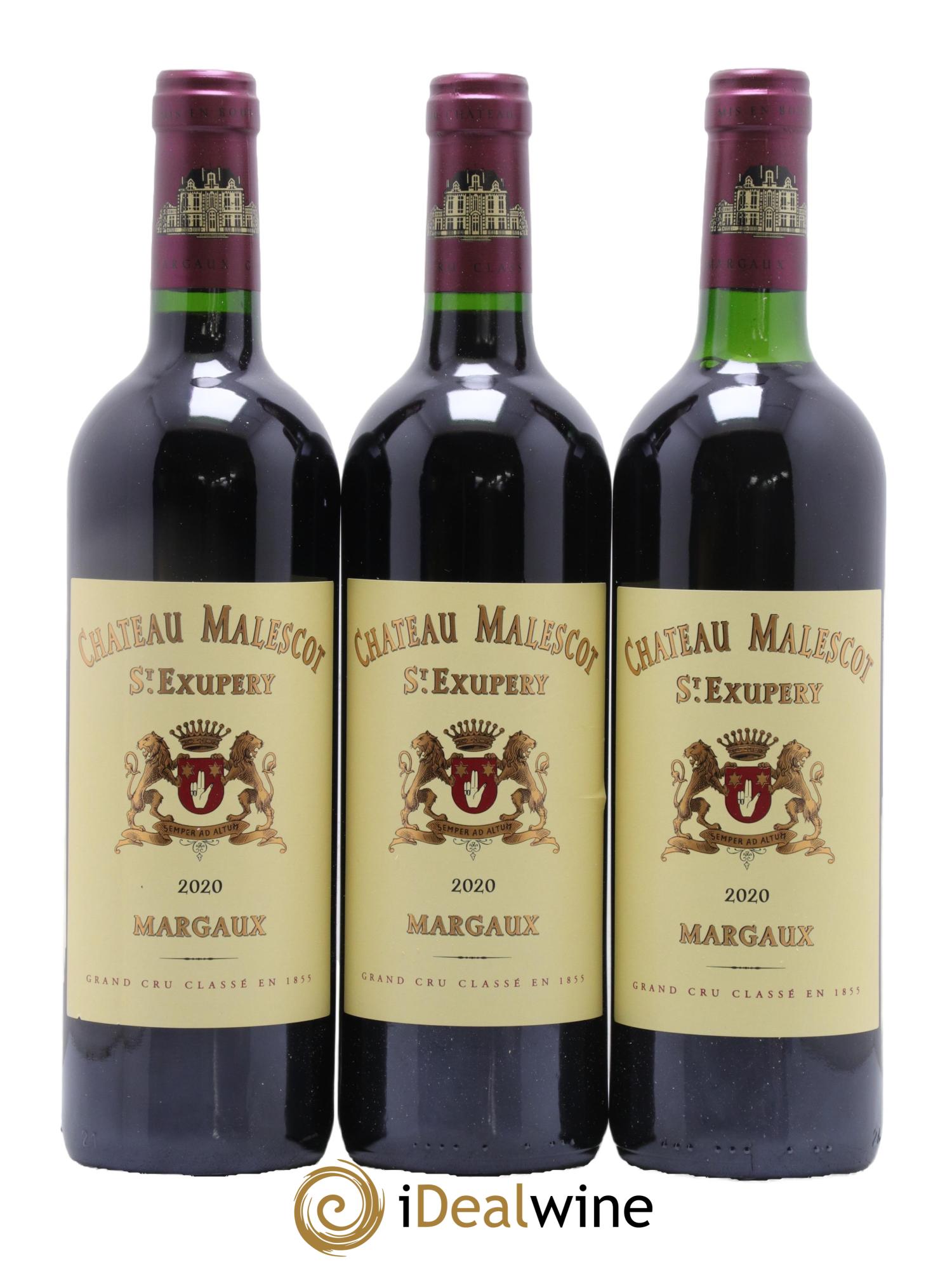 Château Malescot Saint-Exupéry 3ème Grand Cru Classé  2020 - Posten von 12 Flaschen - 3