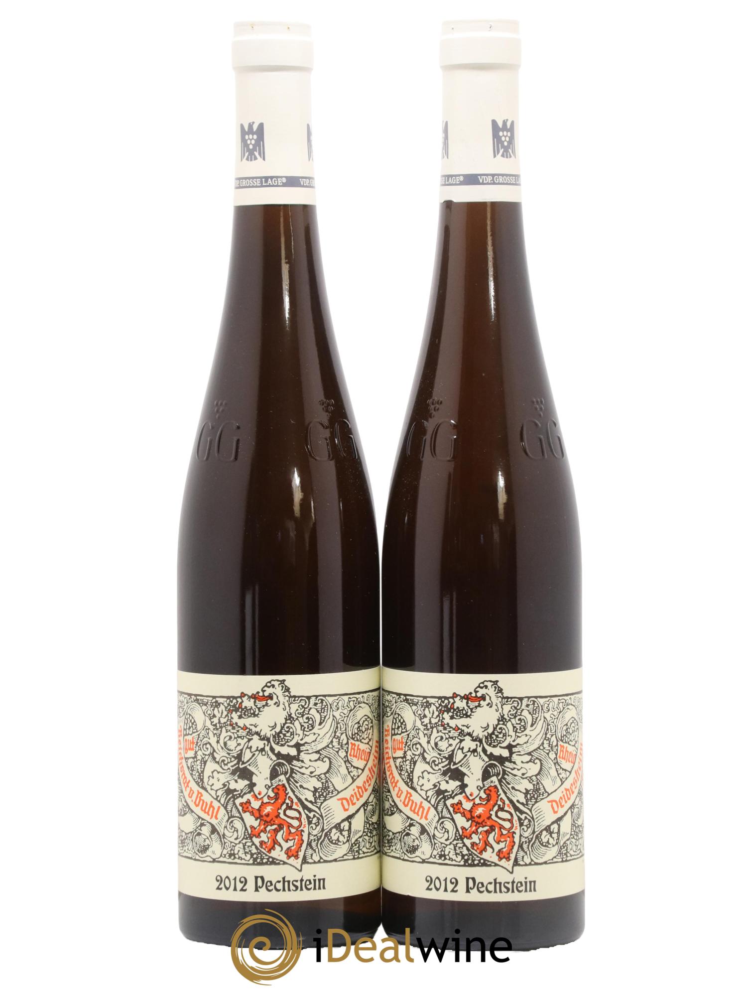 Allemagne Pfalz Pechstein Riesling GG Reichsrat Von Buhl 2012 - Lot de 2 bouteilles - 0