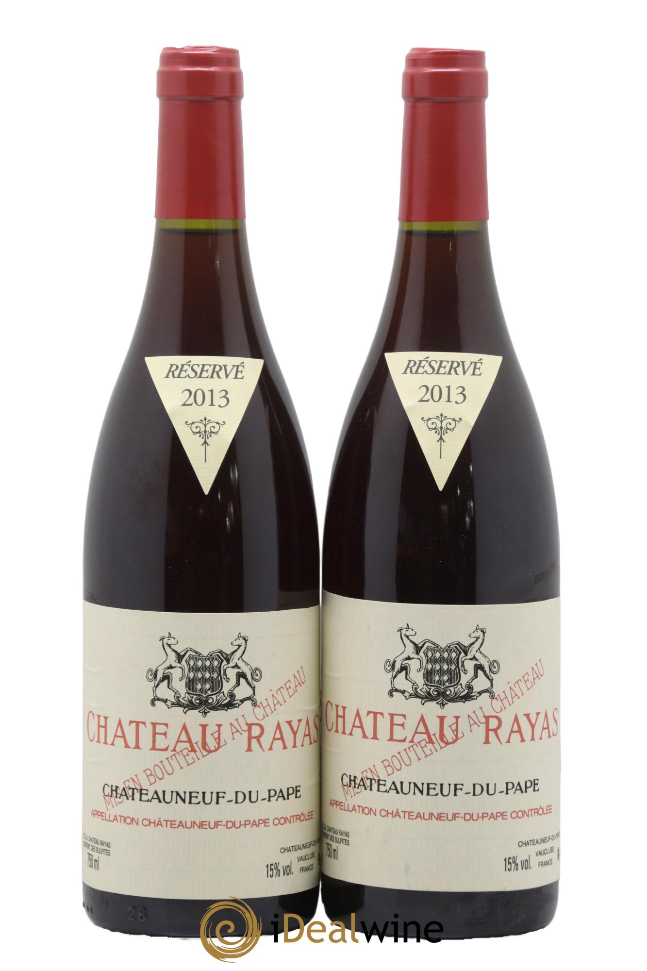 Châteauneuf-du-Pape Château Rayas Emmanuel Reynaud 2013 - Lot de 2 bouteilles - 0