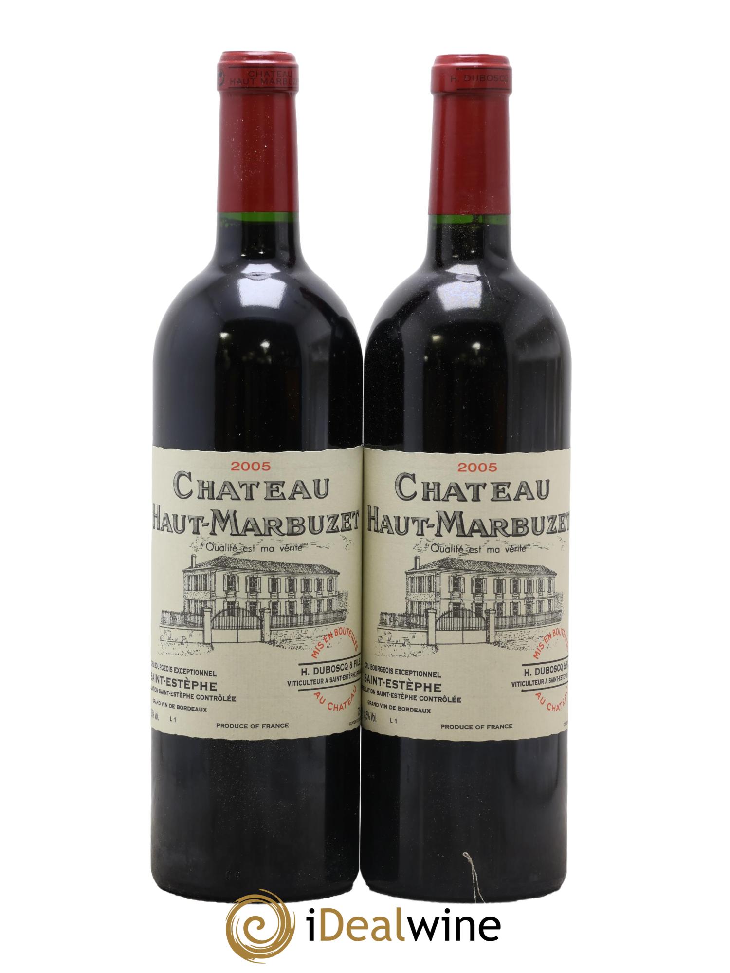Château Haut Marbuzet 2005 - Posten von 2 Flaschen - 0