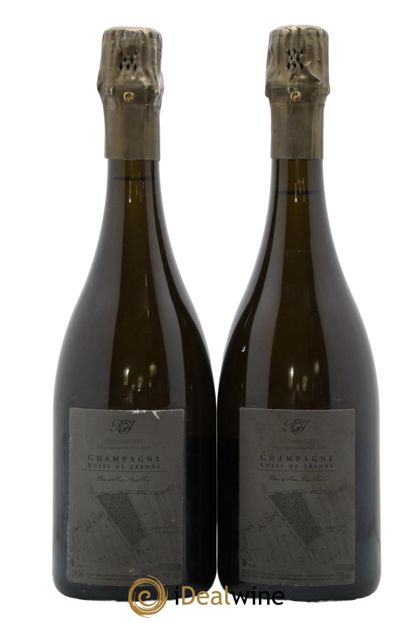 Roses de Jeanne Les Ursules Blanc de Noirs Brut Cédric Bouchard 2015 - Lotto di 2 bottiglie - 1